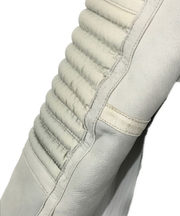 中古・古着通販】GUCCI (グッチ) ムートンジャケット グレー サイズ