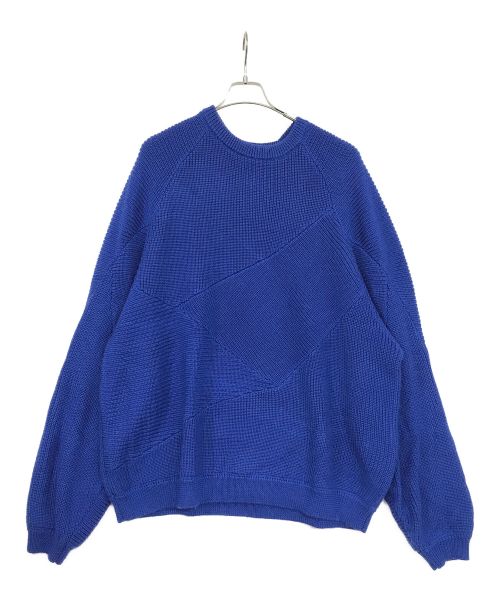 TIGHTBOOTH SPLICE KNIT SWEATERタイトブース黒ニット TIGHTBOOTH SPLICE KNIT SWEATERタイトブース黒ニット BIG LOGO KNIT