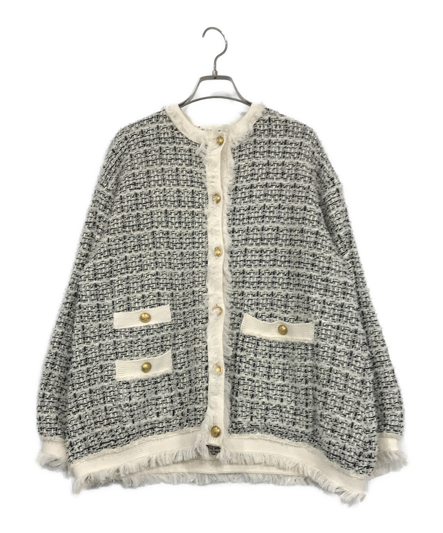 Mila Owen ミラオーウェン ツイードニットジャケット