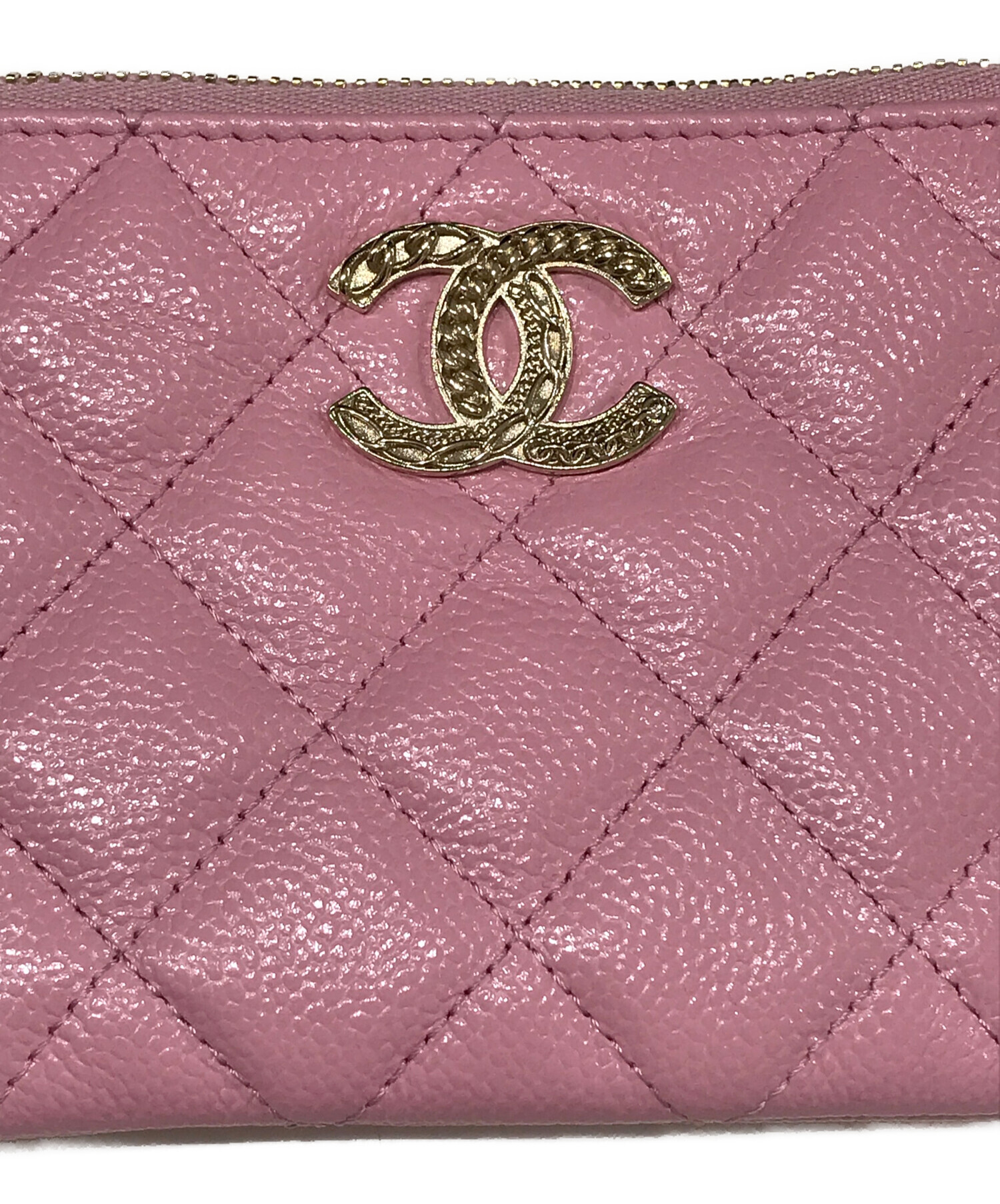 中古・古着通販】CHANEL (シャネル) キャビアスキンフラット