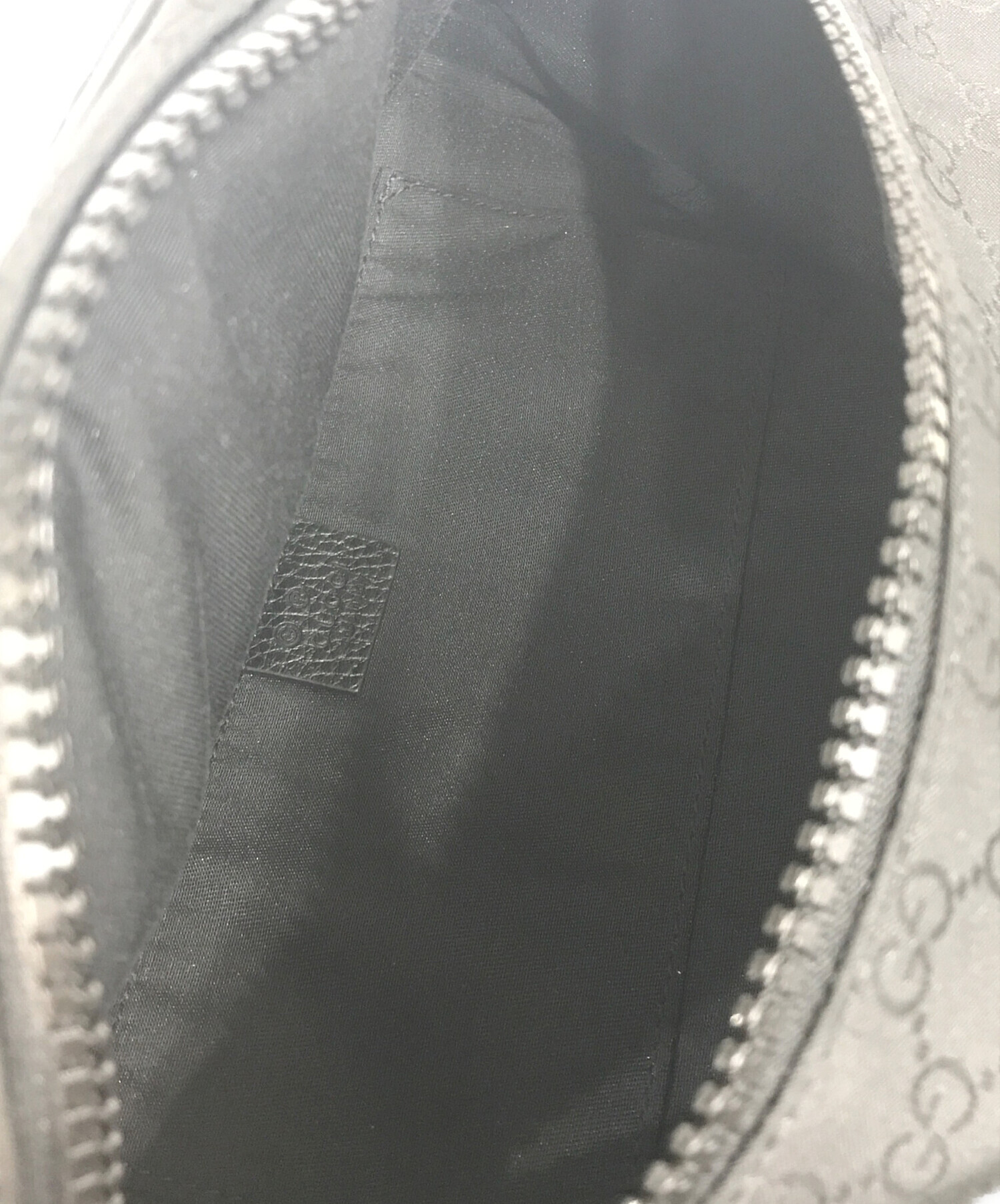 中古・古着通販】GUCCI (グッチ) GG柄ウエストバッグ ブラック