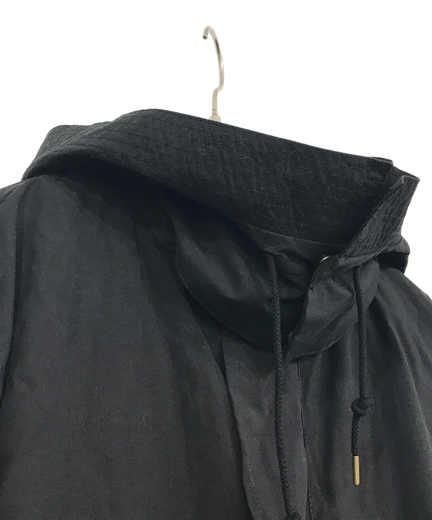 スピックアンドスパン CNフーディーライナー3WAYブルゾン ブラック 38