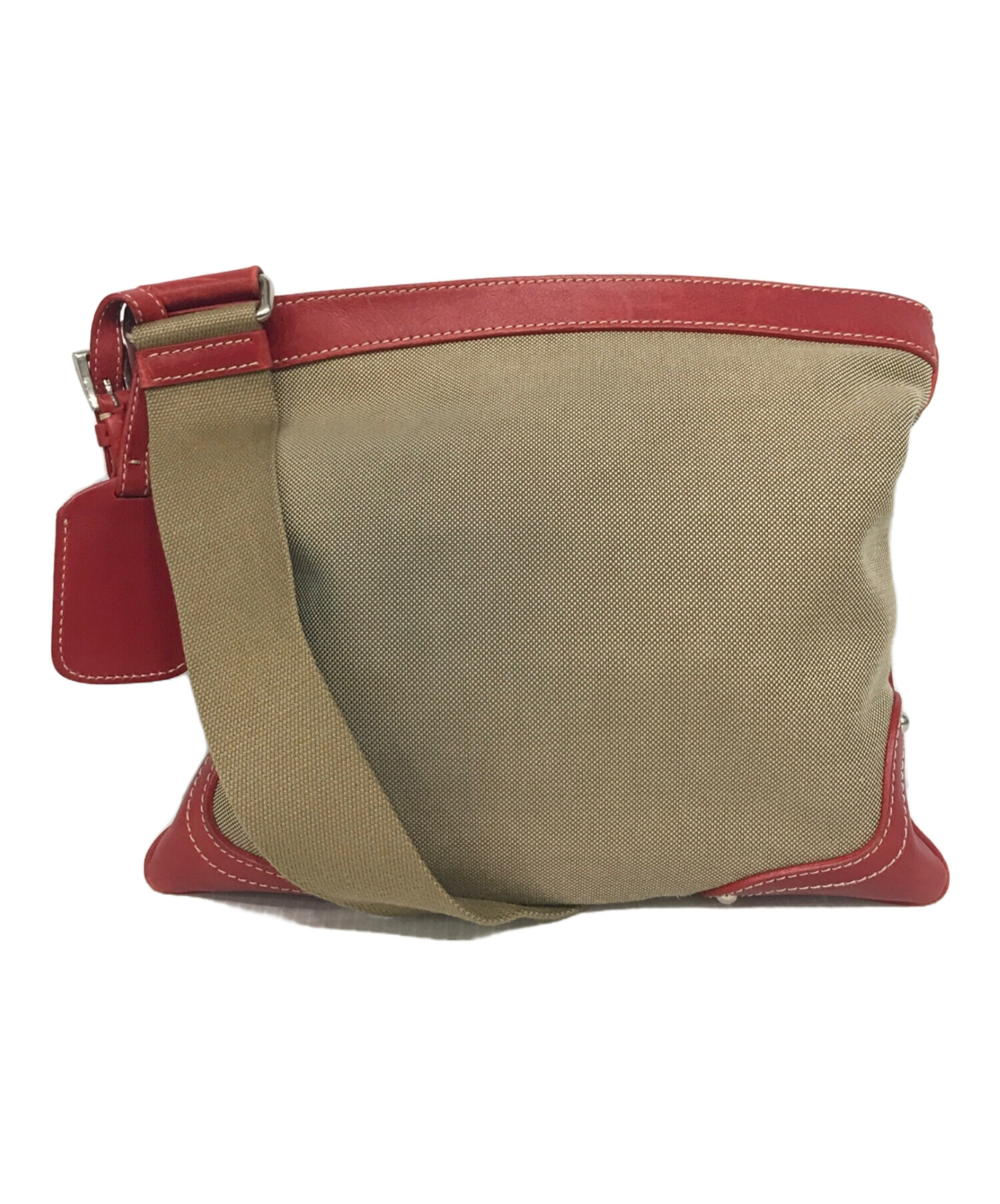中古・古着通販】PRADA (プラダ) ロゴジャガードショルダーバッグ 