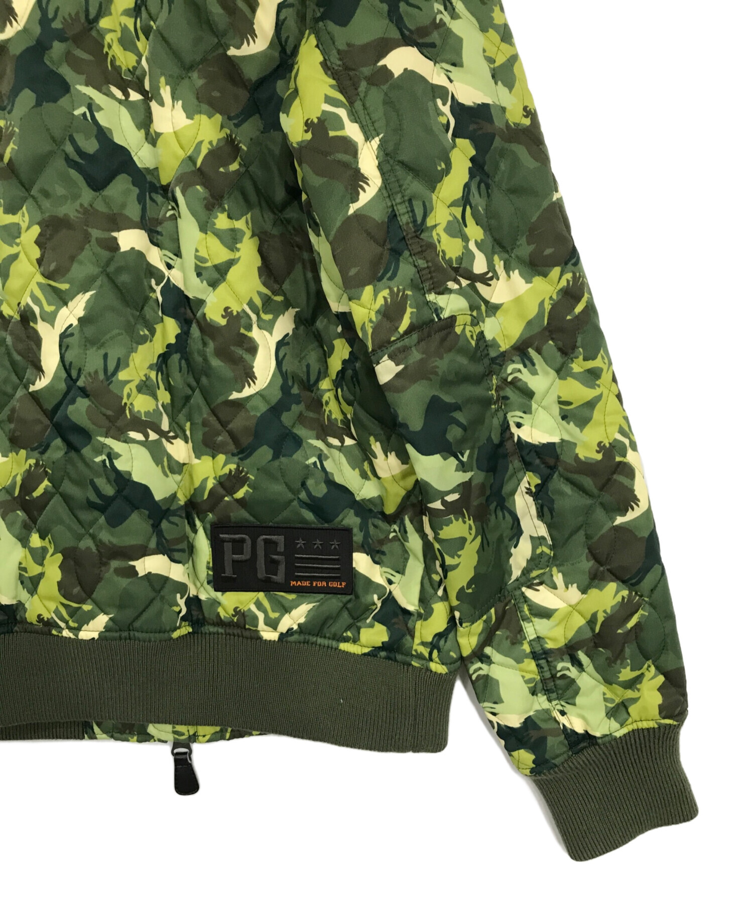 Pearlygates パーリーゲイツ　カモフラ　迷彩　ゴルフパンツ　メンズ　5 PEARLY GATES パーリーゲイツ カモフラ キルティング パンツ 表記