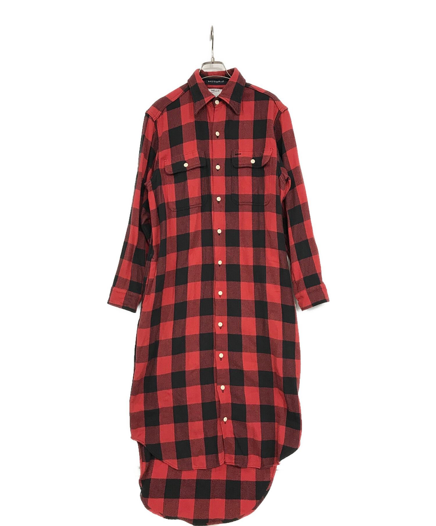 MADISON BLUE(マディソンブルー) 「FIT＆FLARE DR S S GINGHAM MADISON
