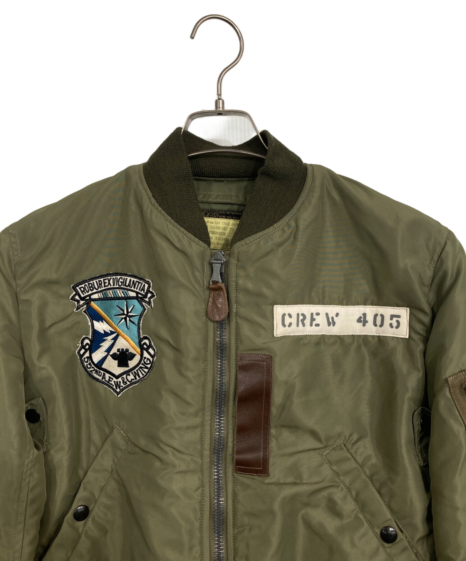 36 バズリクソンズ B-15C フライトジャケット カーキ 【公式通販】