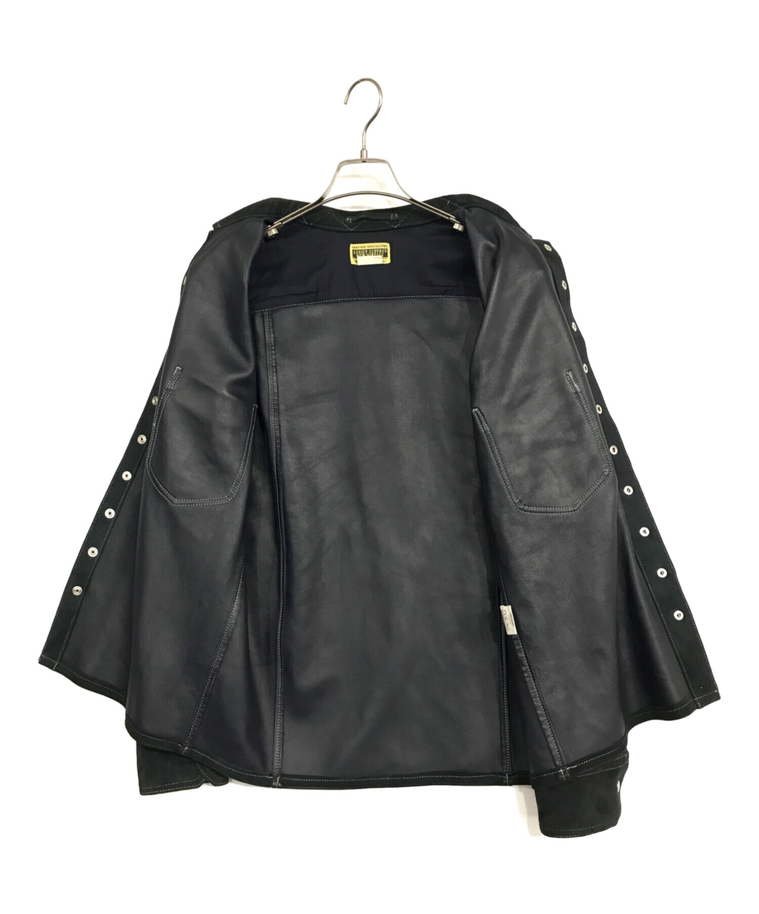 ADDICT CLOTHES レザーシャツ ラムスウェード アディクトクローズ