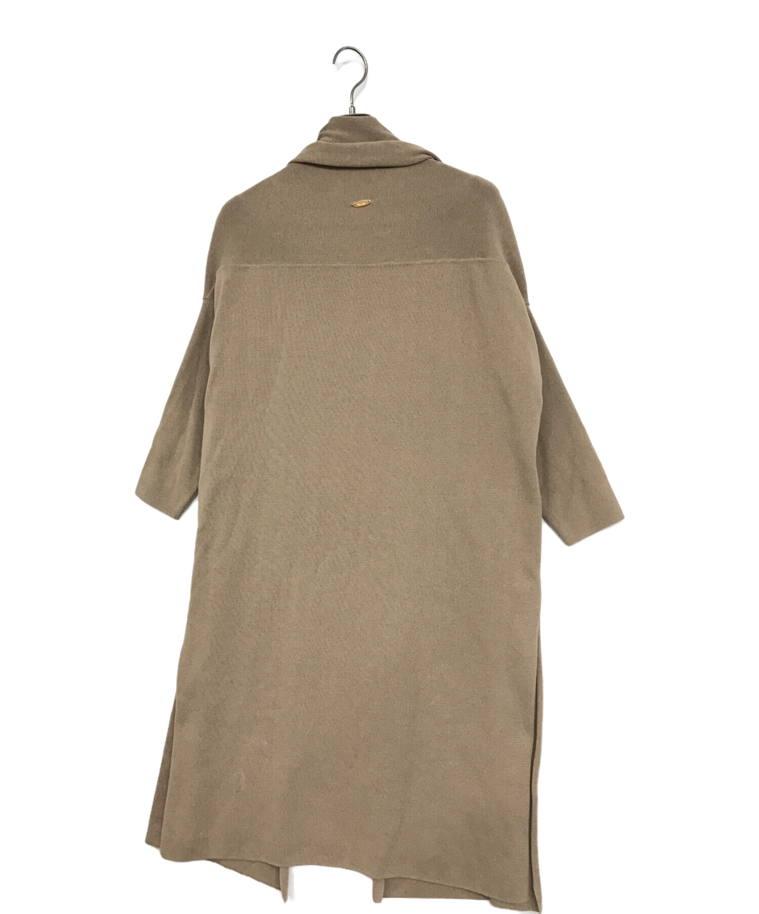 ミューズ　ドゥーズィエムクラス　シルク混　カーディガン　ブラウン DEUXIEME CLASSE - ミューズ ドゥーズィエム クラス シルク混