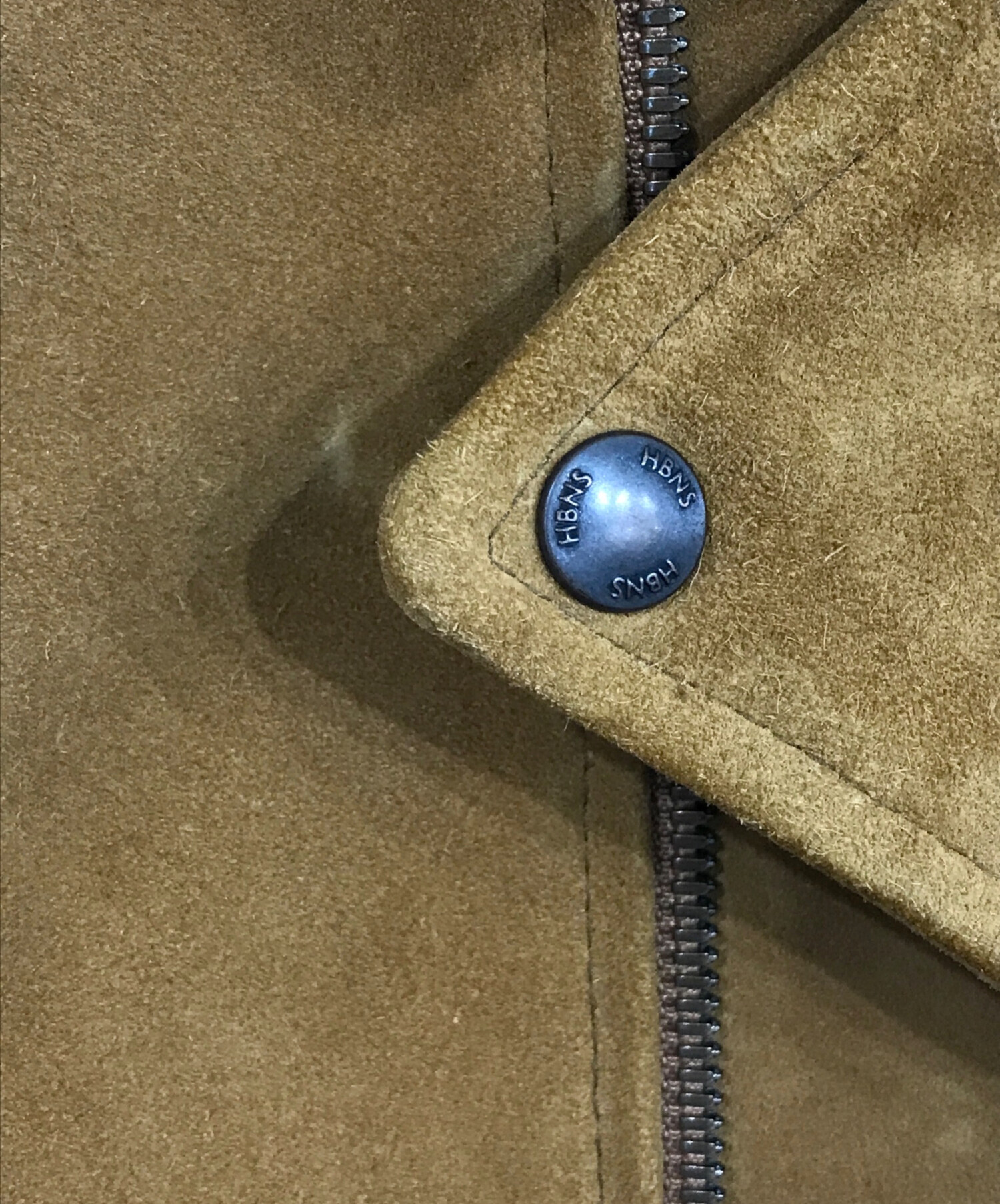 中古・古着通販】HBNS (ハバノス) スウェードレザーライダース