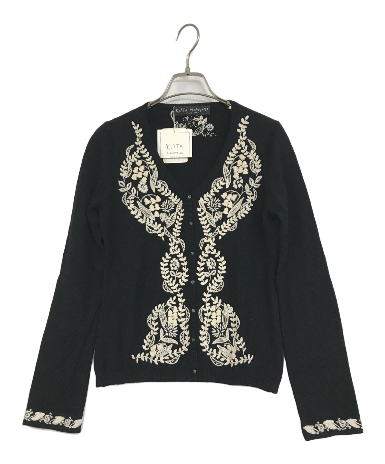 ケイタ・マルヤマ カーディガン ケイタマルヤマ 花刺繍 カーディガン