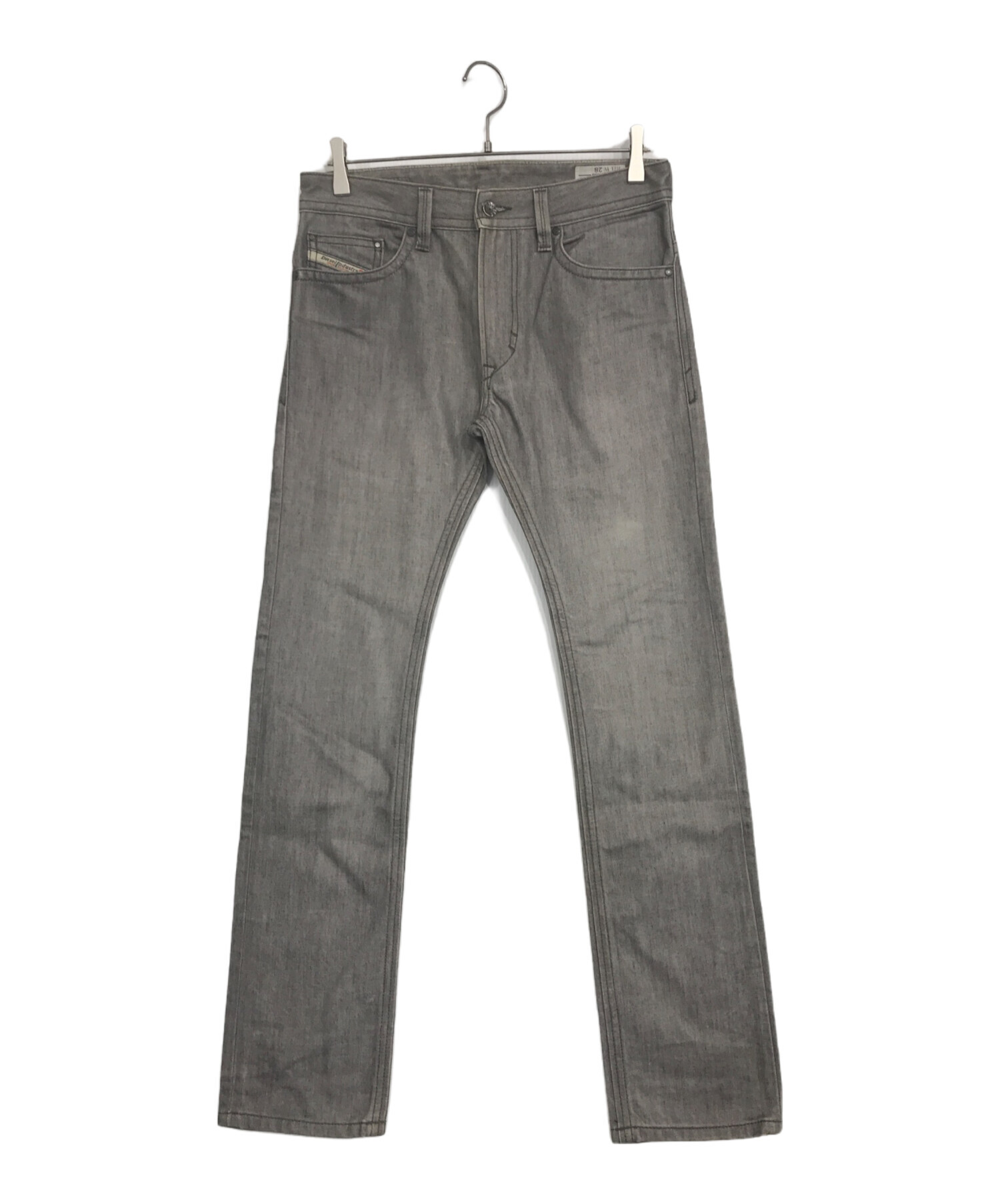 中古・古着通販】DIESEL (ディーゼル) デニムパンツ グレー サイズ:28 