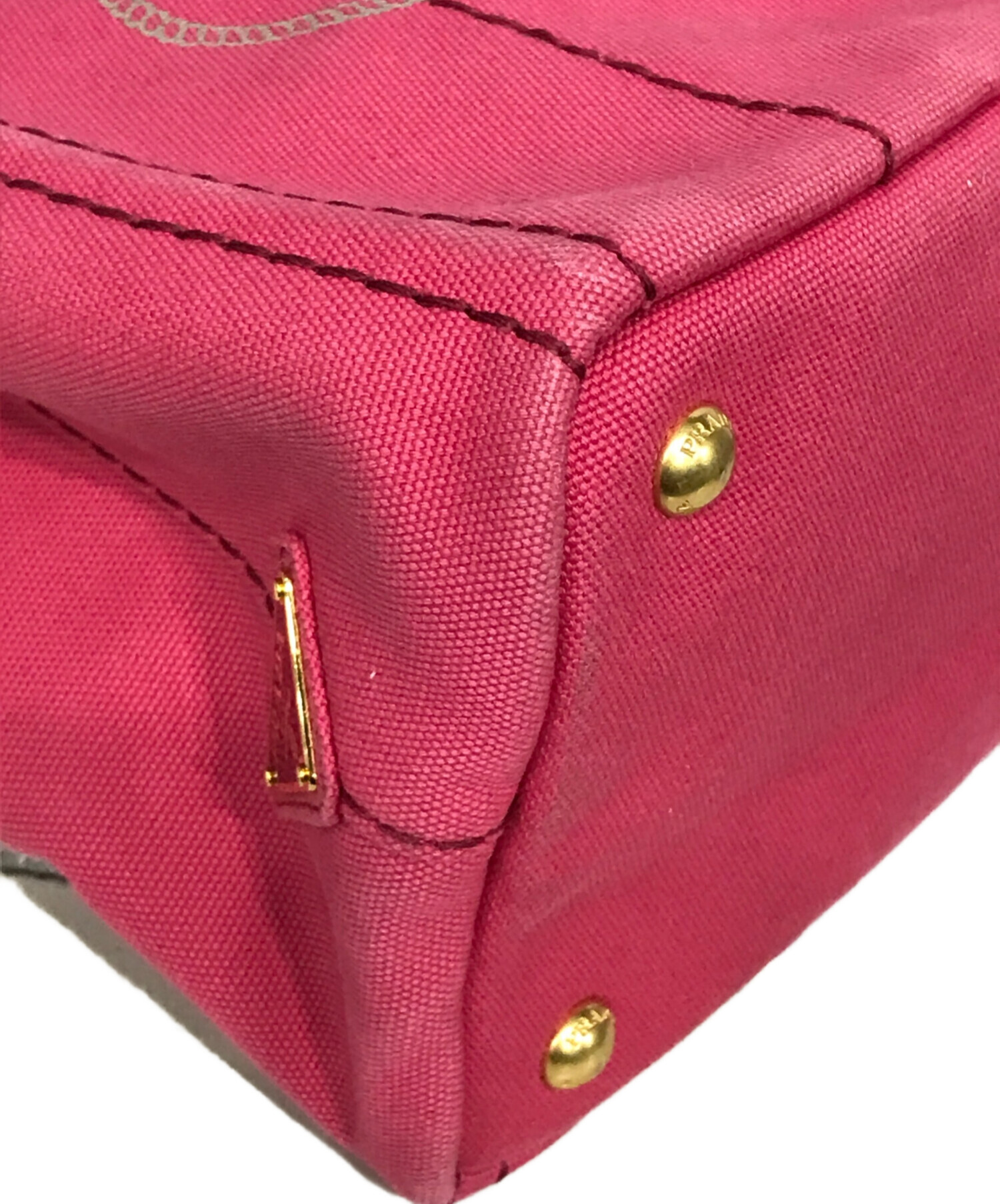 中古・古着通販】PRADA (プラダ) カナパ2WAYトートバッグPM ピンク
