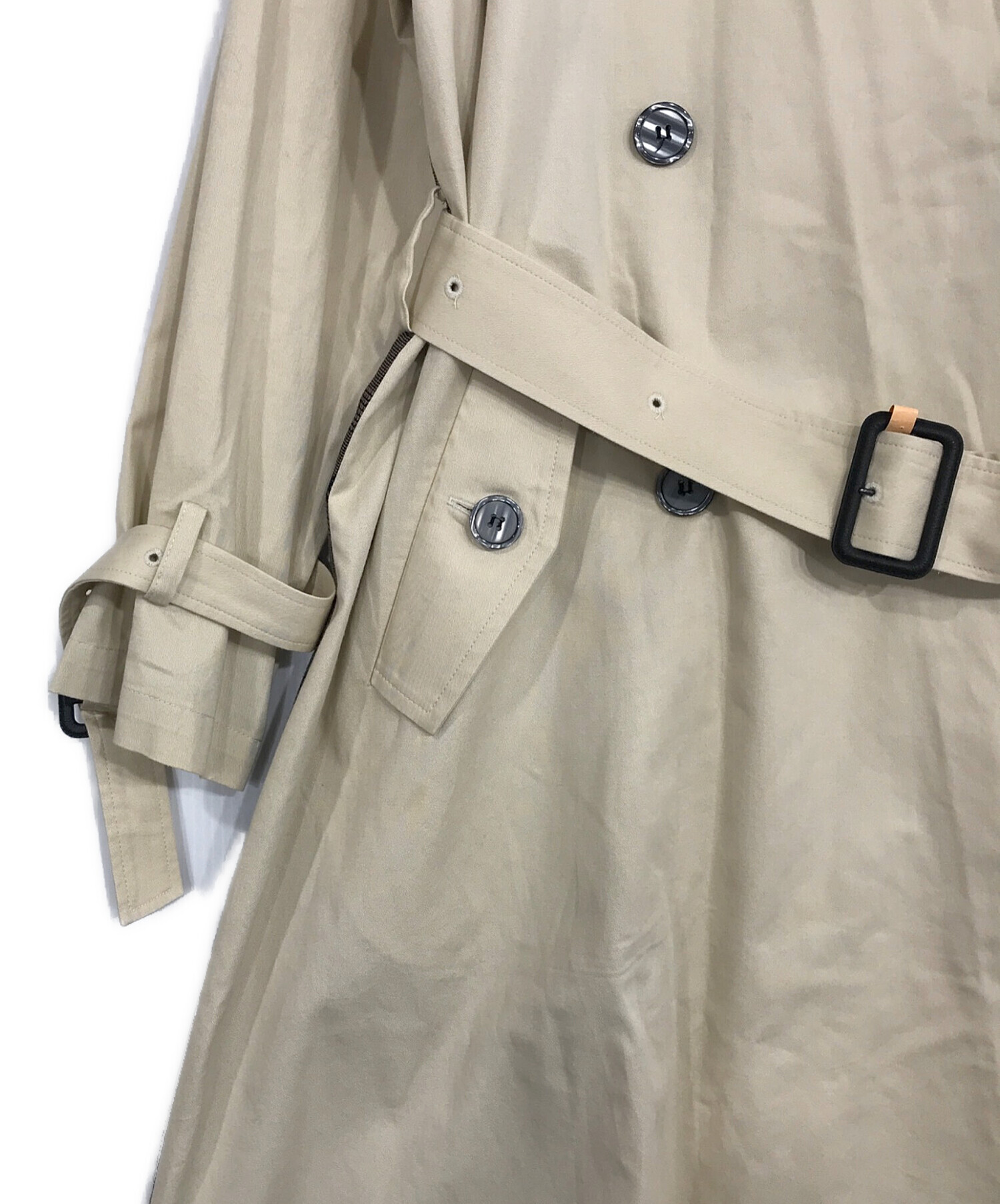 RADIO EVA / トレンチコート 「Check on EVA」 ベージュ RADIO EVA / トレンチコート 「Check on EVA」 ベージュ - メルカリ