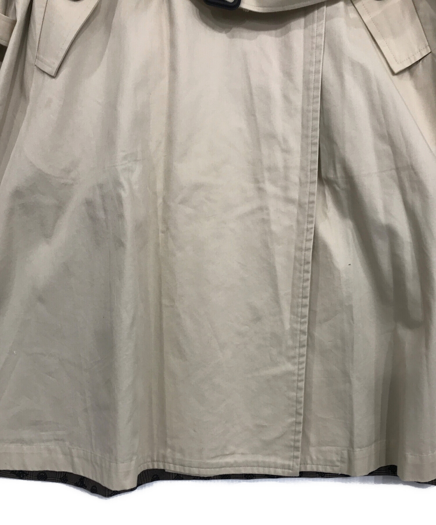 RADIO EVA / トレンチコート 「Check on EVA」 ベージュ RADIO EVA / トレンチコート 「Check on EVA」 ベージュ - メルカリ