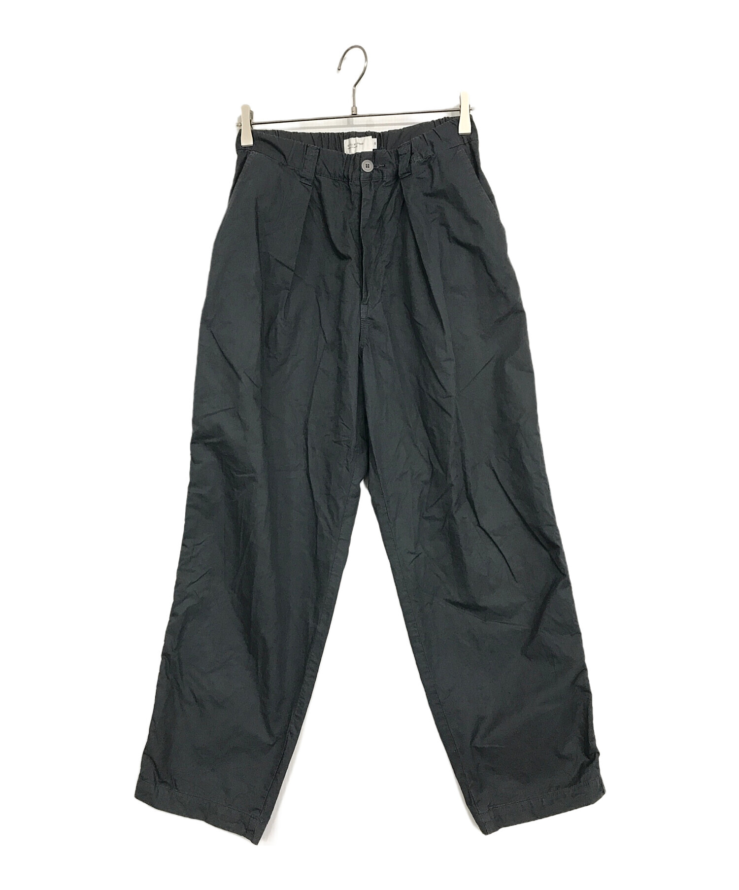 スティルバイハンド ワンタックウールテーパードパンツスラックス