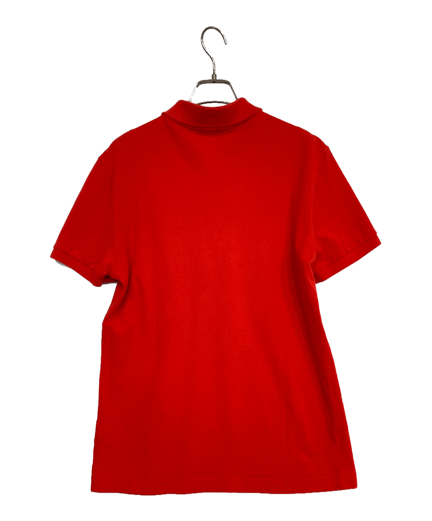 中古・古着通販】LACOSTE (ラコステ) ポロシャツ レッド サイズ:3 