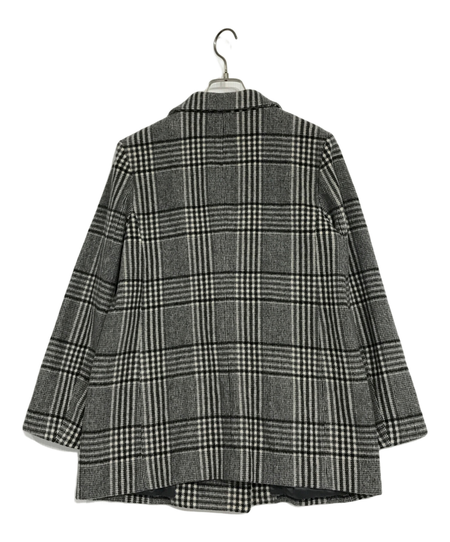 中古・古着通販】UNTITLED (アンタイトル) ウールチェックダブル 中古・古着通販】UNTITLED (アンタイトル) ウールチェックダブル