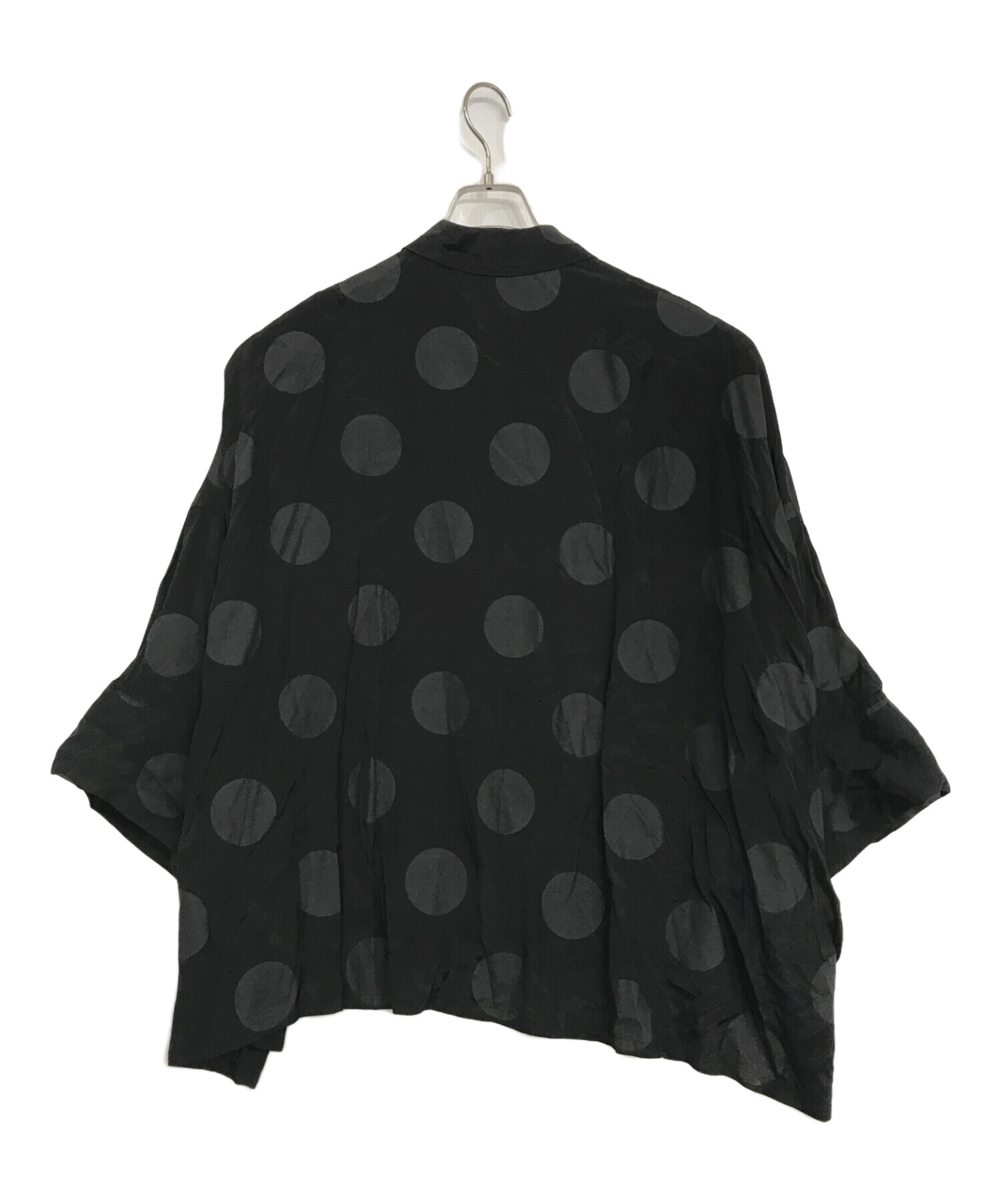 その他 YH 091 中古・古着通販】Y's (ワイズ) ドット柄ポンチョ風シャツ ブラック