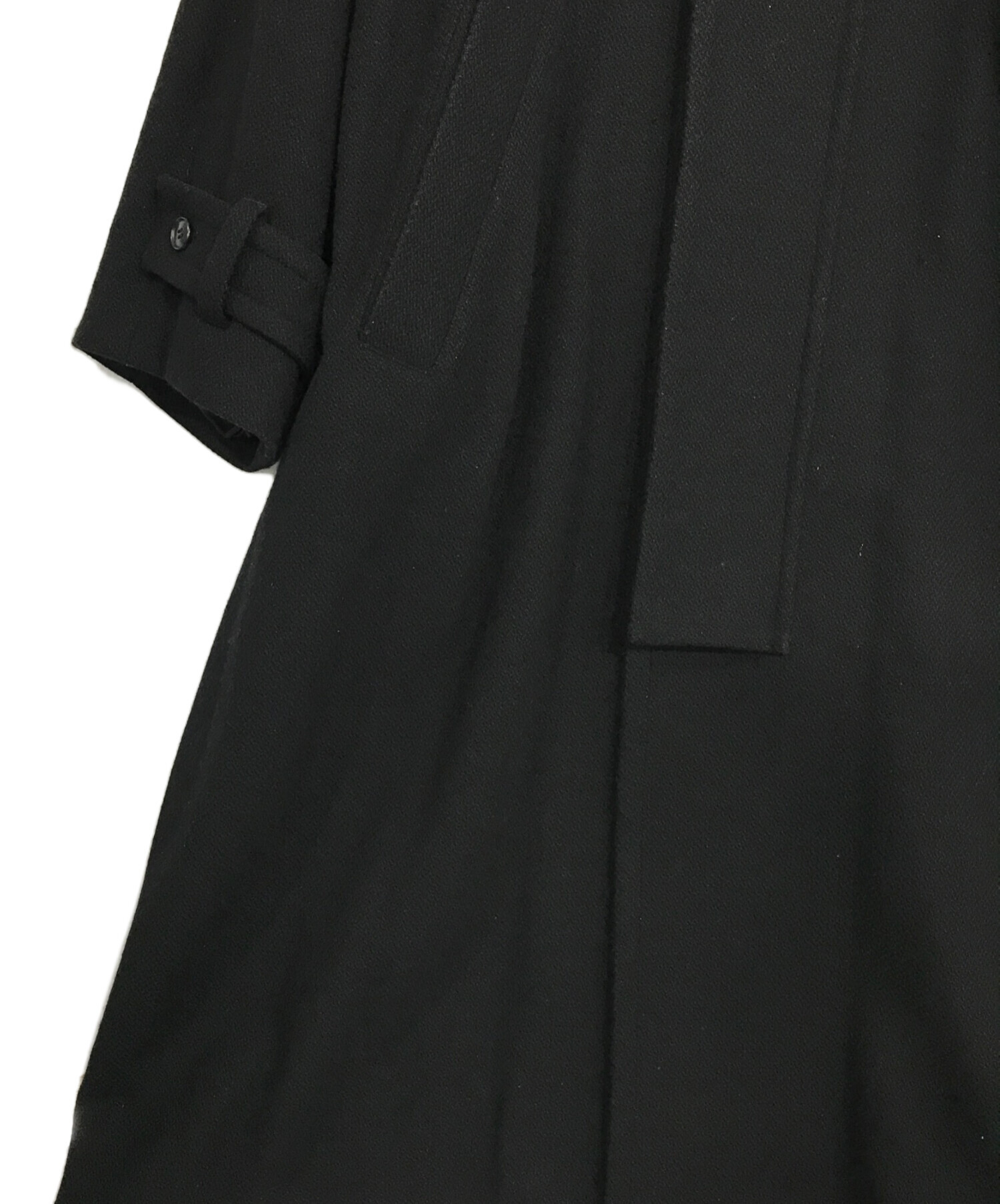 中古・古着通販】VOAAOV (ヴォアーブ) オイルカットウールロングコート