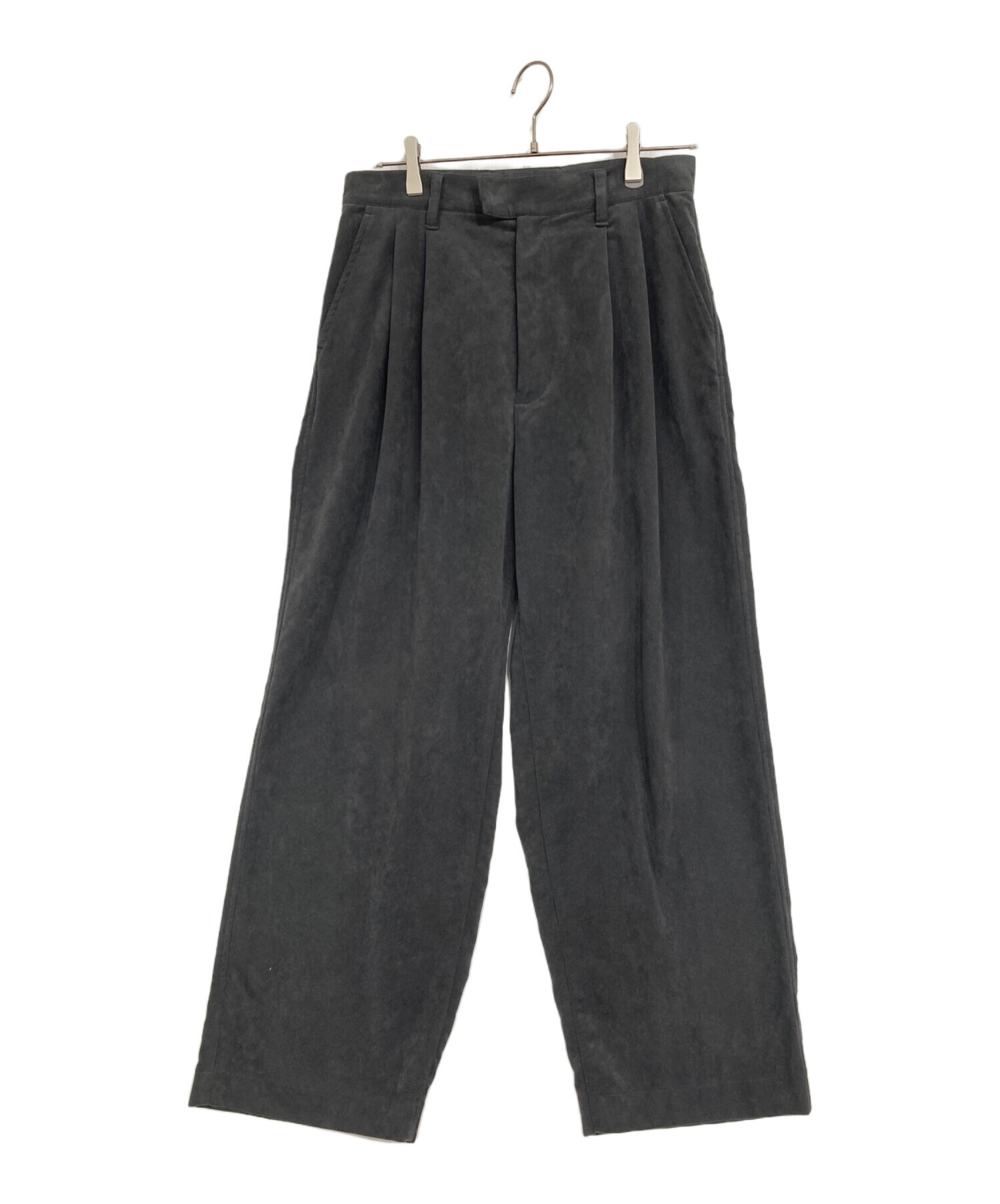 中古・古着通販】stein (シュタイン) EXTRA WIDE TROUSERS グレー  