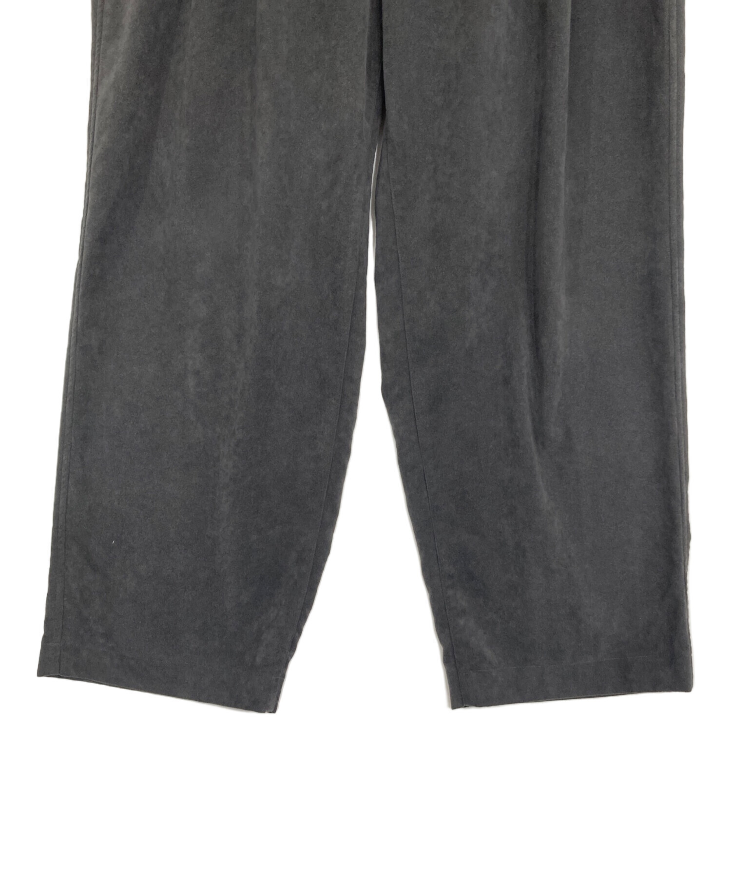中古・古着通販】stein (シュタイン) EXTRA WIDE TROUSERS グレー