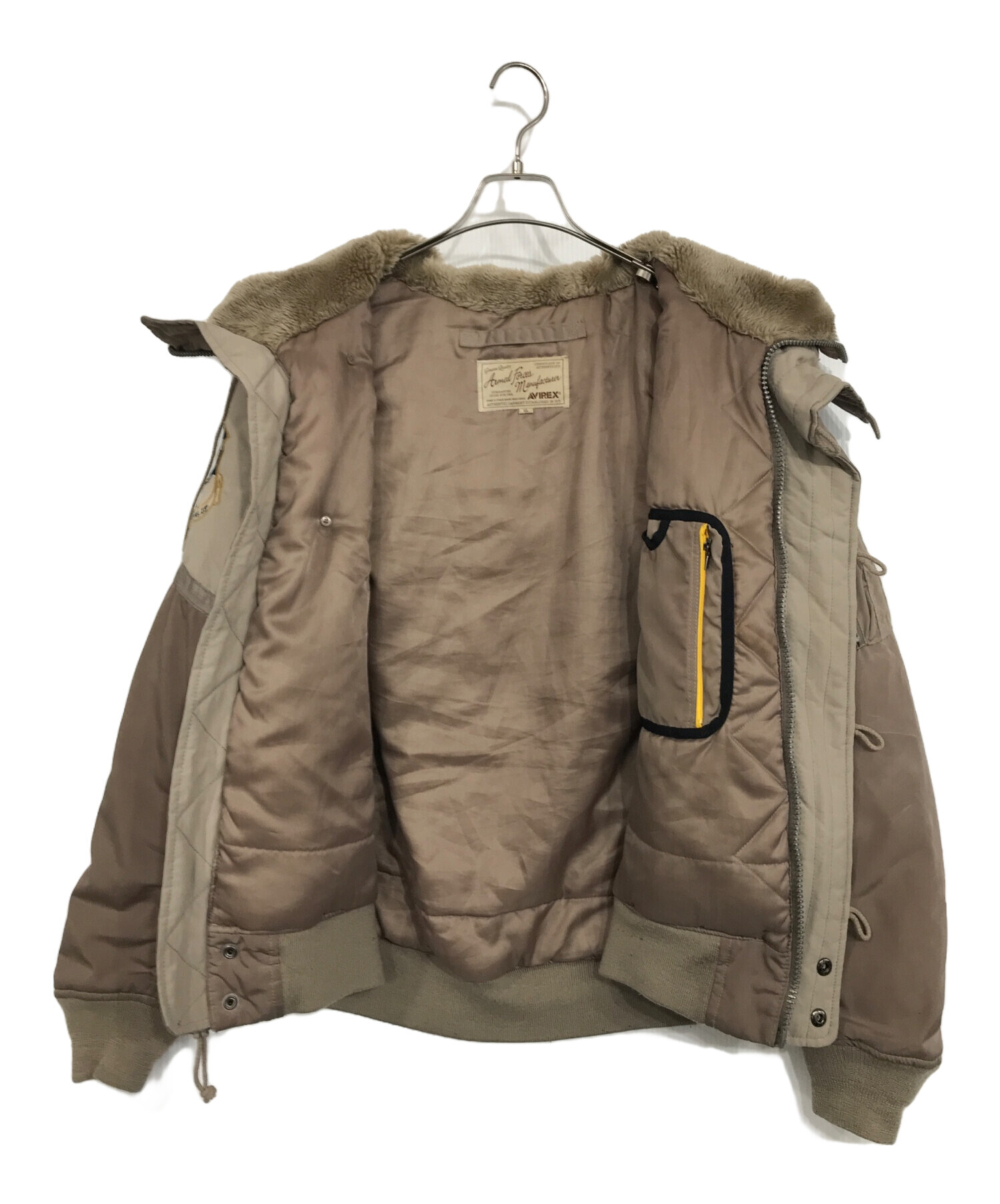 中古・古着通販】AVIREX (アヴィレックス) N-2Bジャケット ベージュ