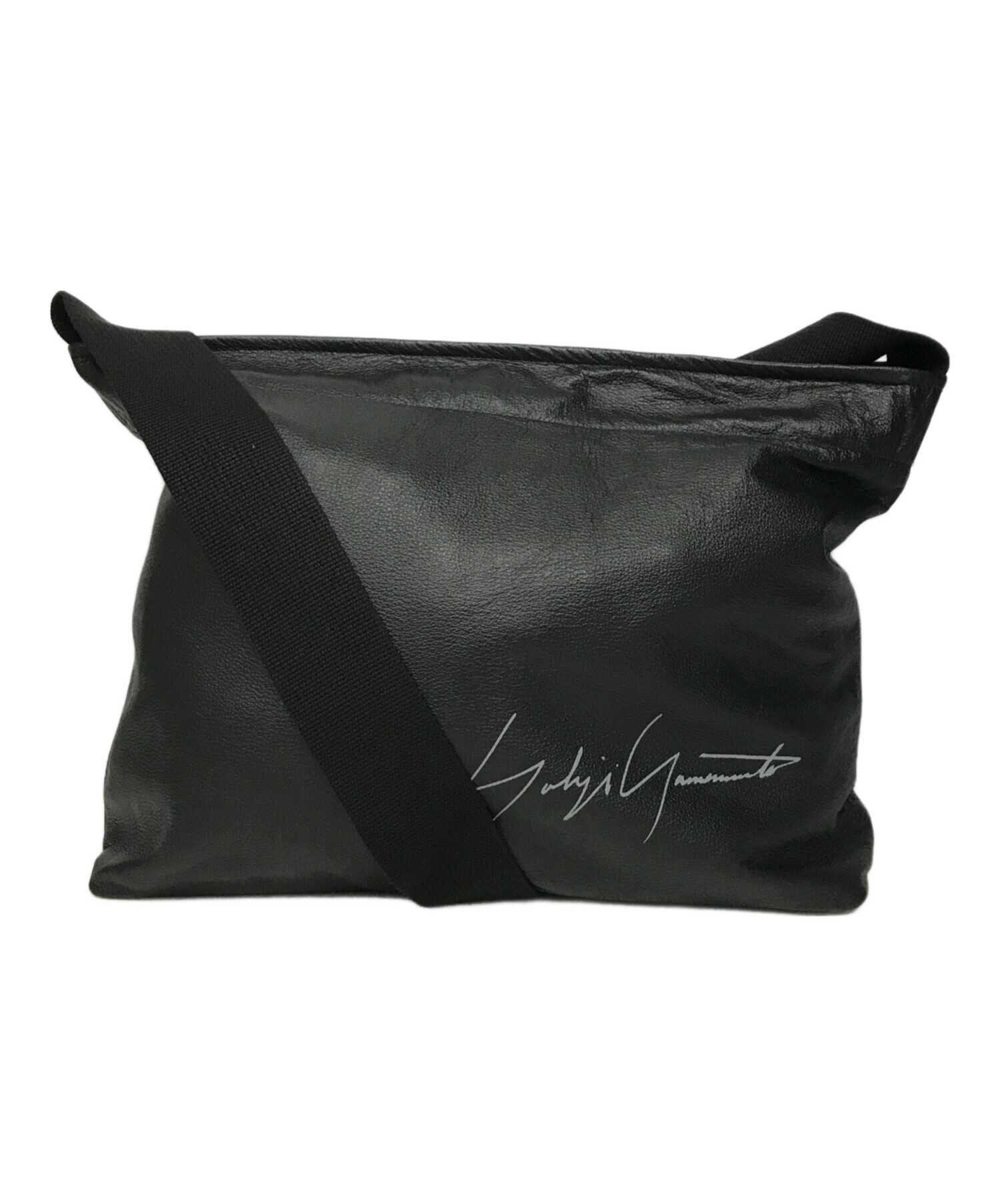 即日発送 Yohji Yamamoto レザー　ノベルティ　ショルダーバッグ 即日発送 Yohji Yamamoto レザー ノベルティ ショルダーバッグ