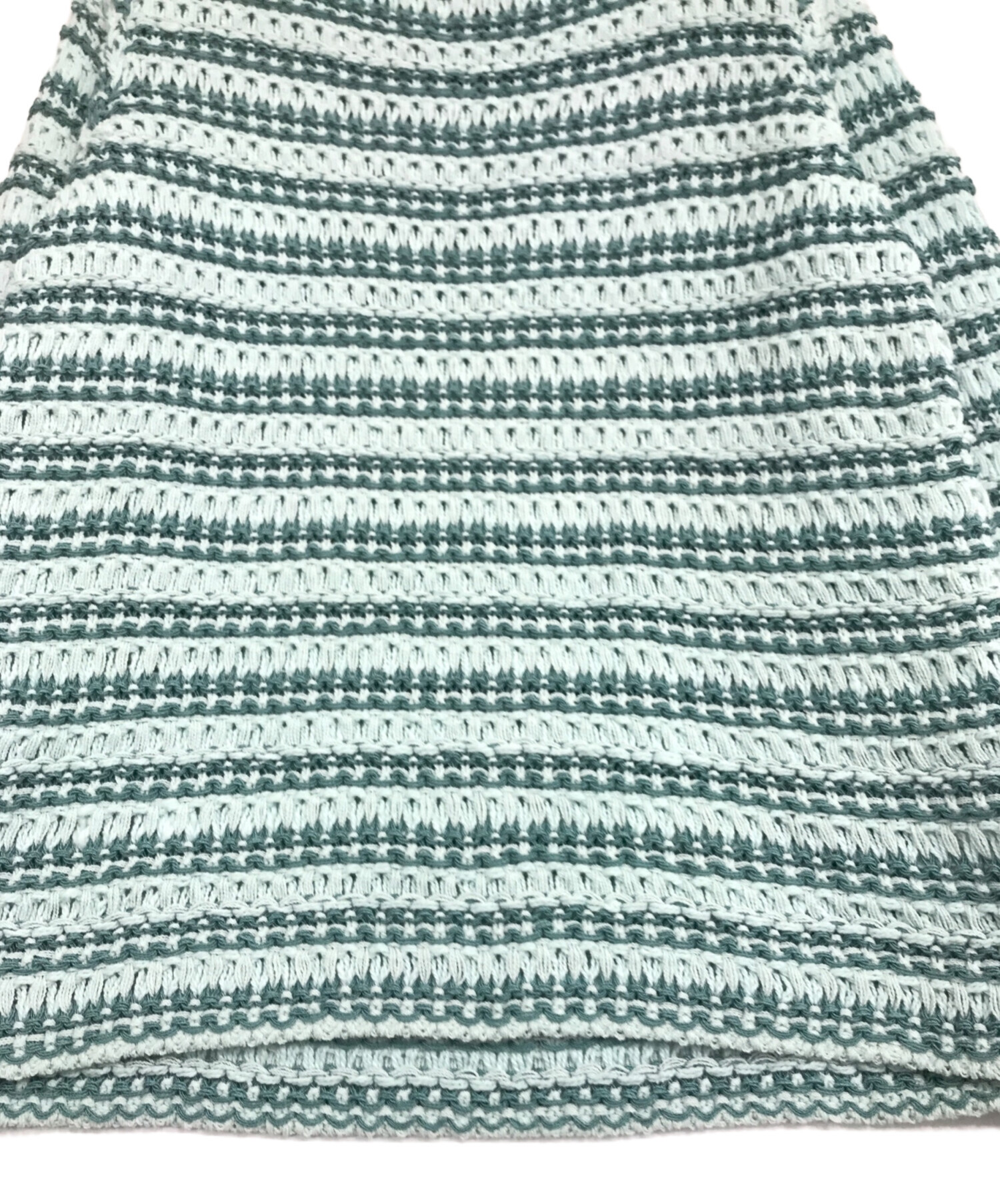 中古・古着通販】BATONER (バトナ―) LOW GAUGE MIX YARN CREW NECK 