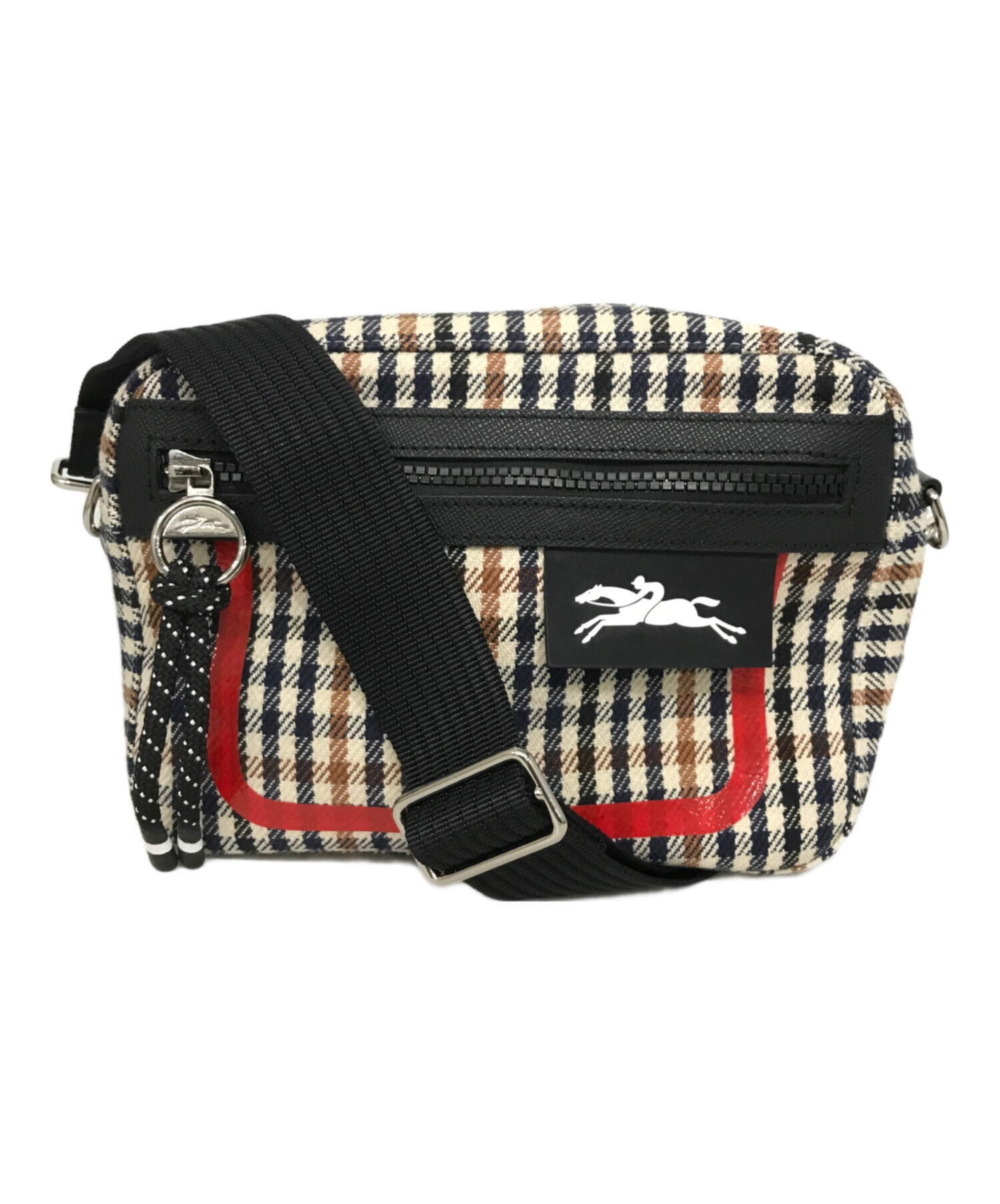 中古・古着通販】LONGCHAMP (ロンシャン) ショルダーバッグ ベージュ  