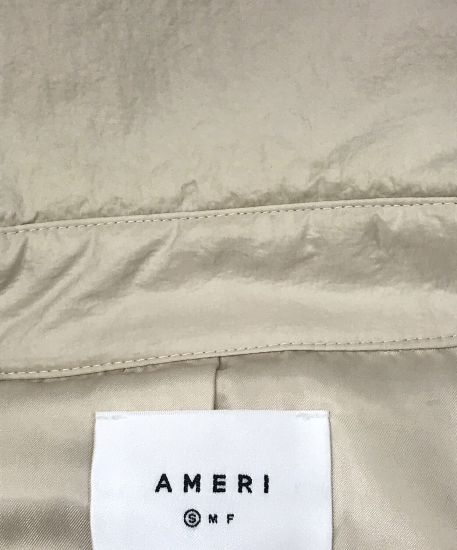 中古・古着通販】AMERI (アメリ) LADY OVER ECO DOWN COAT ベージュ