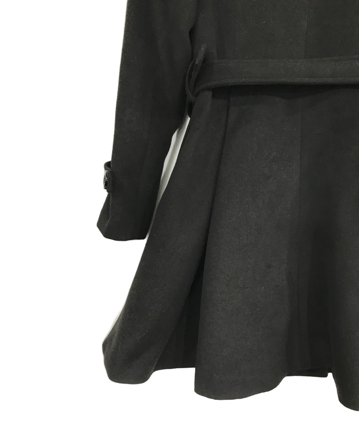 中古・古着通販】Bibiy. (ビビィ) ベルテッドコート ブラック サイズ:M