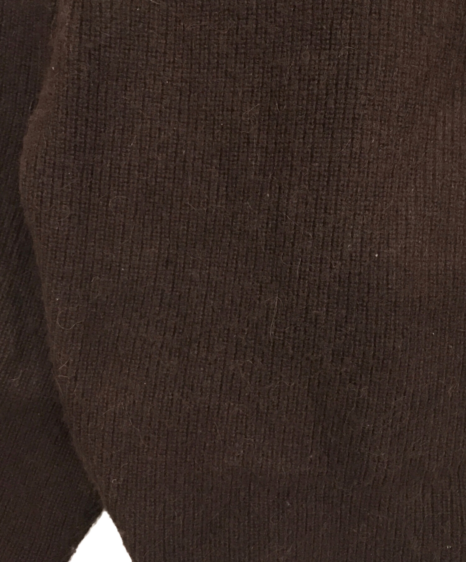 中古・古着通販】YOKE (ヨーク) 7G ALPACA WOOL CARDIGAN RIB STITCH 