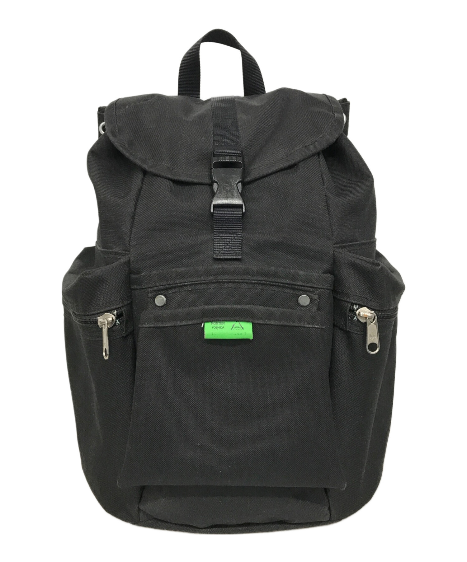中古・古着通販】PORTER (ポーター) ユニオンリュックサック ブラック 