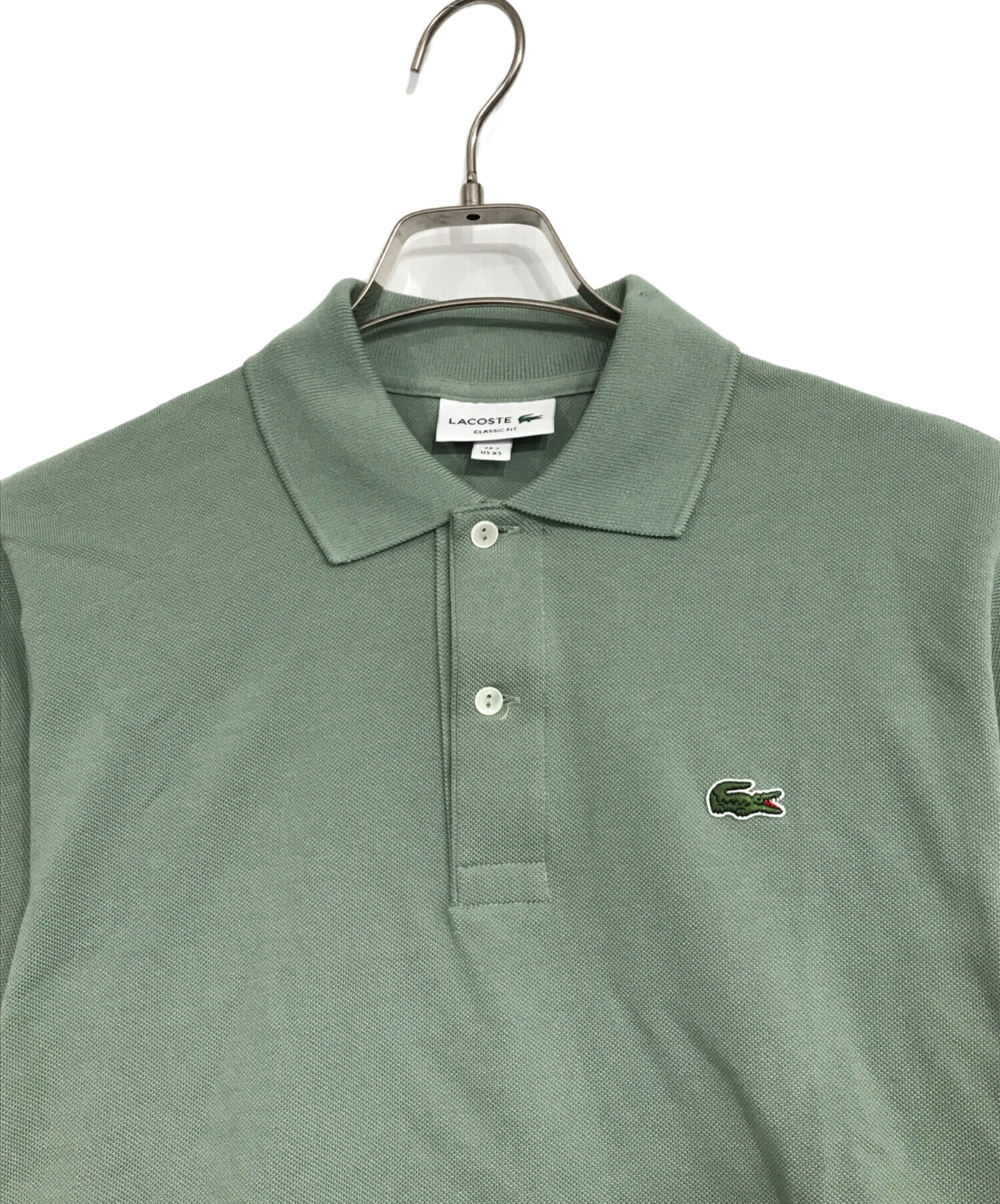中古・古着通販】LACOSTE (ラコステ) ポロシャツ グリーン サイズ:FR2 