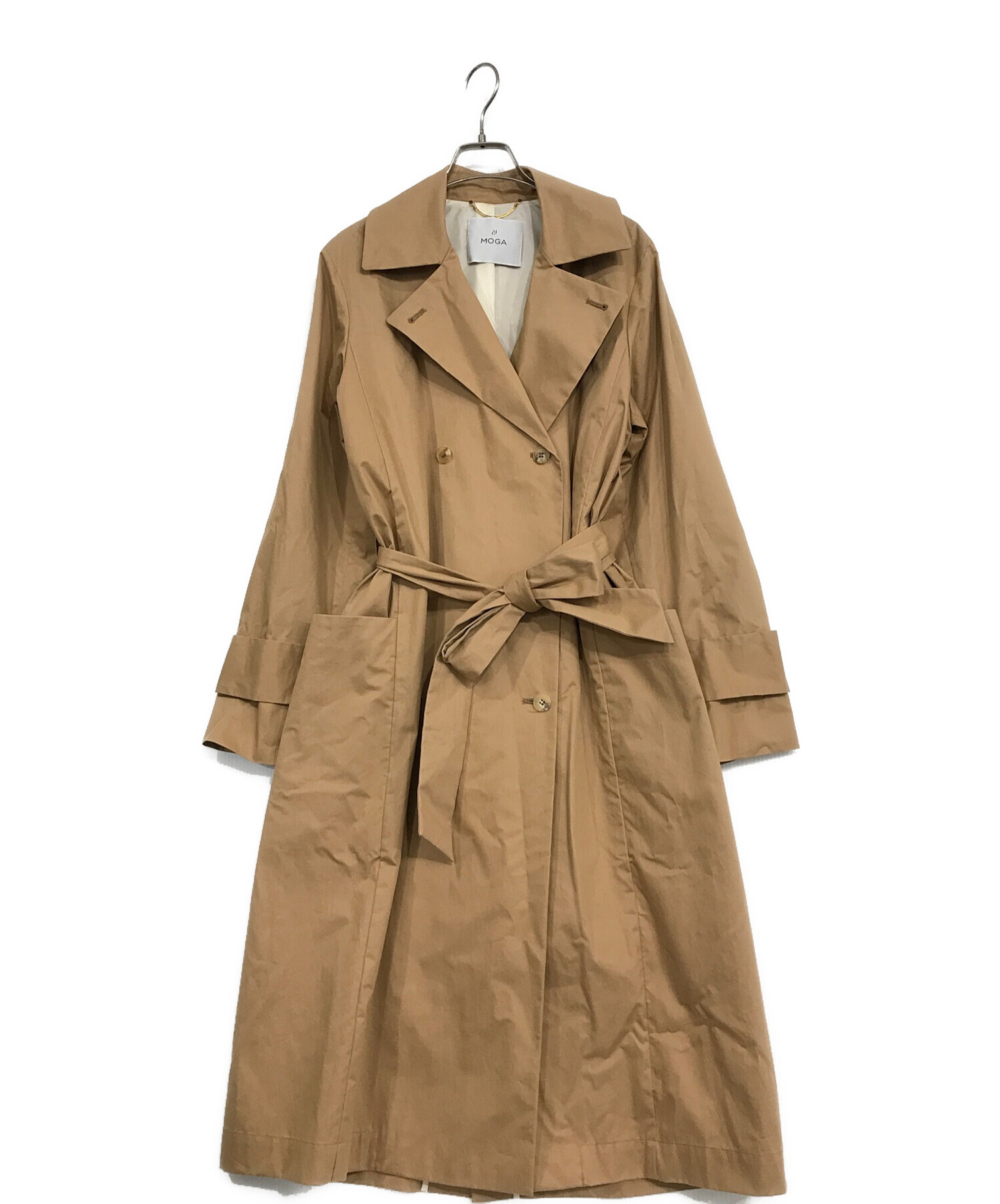 中古・古着通販】MOGA (モガ) トレンチコート ブラウン サイズ:SIZE 2