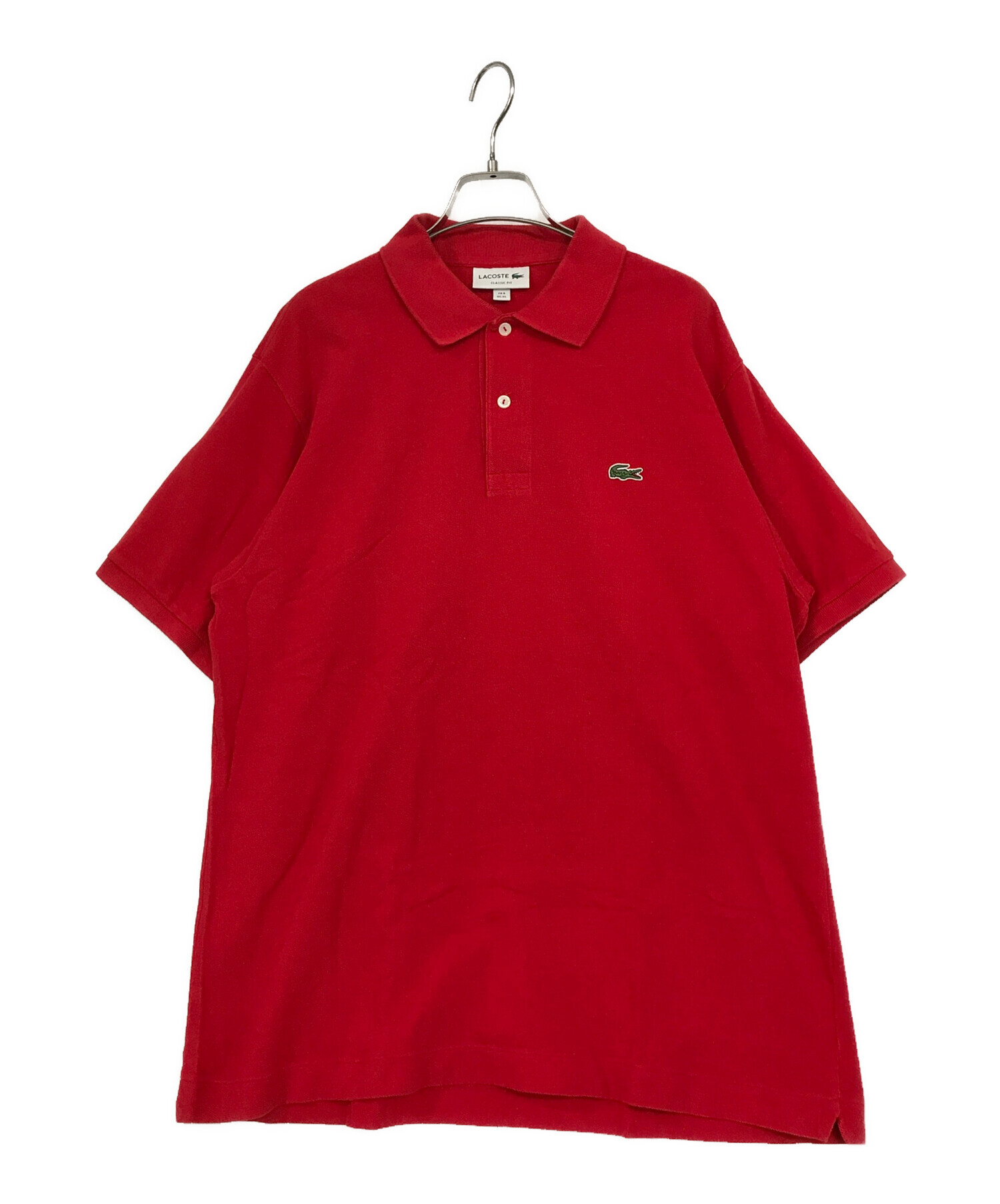 LACOSTE ポロシャツ US XL 新品未使用品 中古・古着通販】LACOSTE (ラコステ) ポロシャツ レッド サイズ:US XL