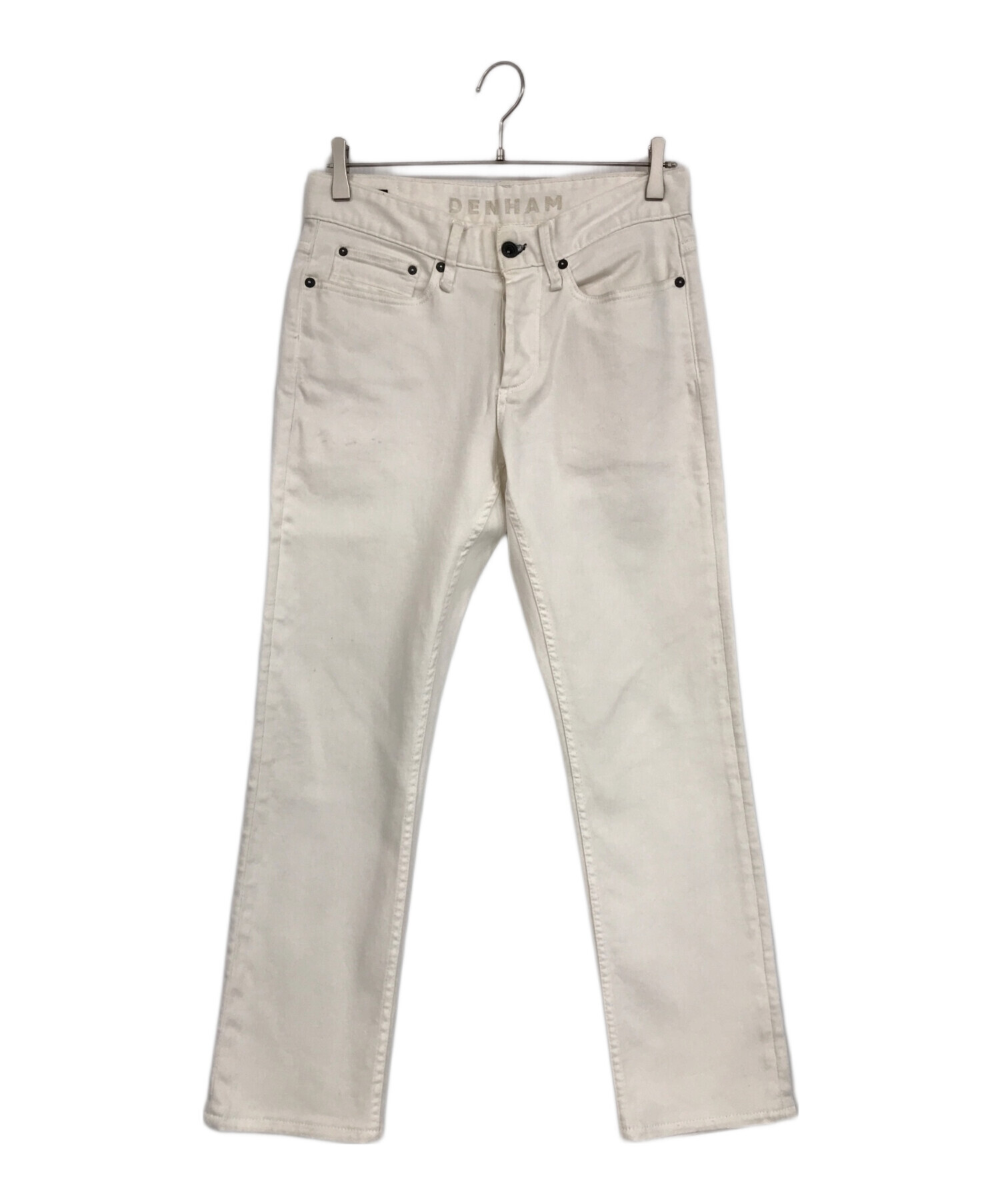 中古・古着通販】Denham (デンハム) ホワイトデニムパンツ ホワイト 