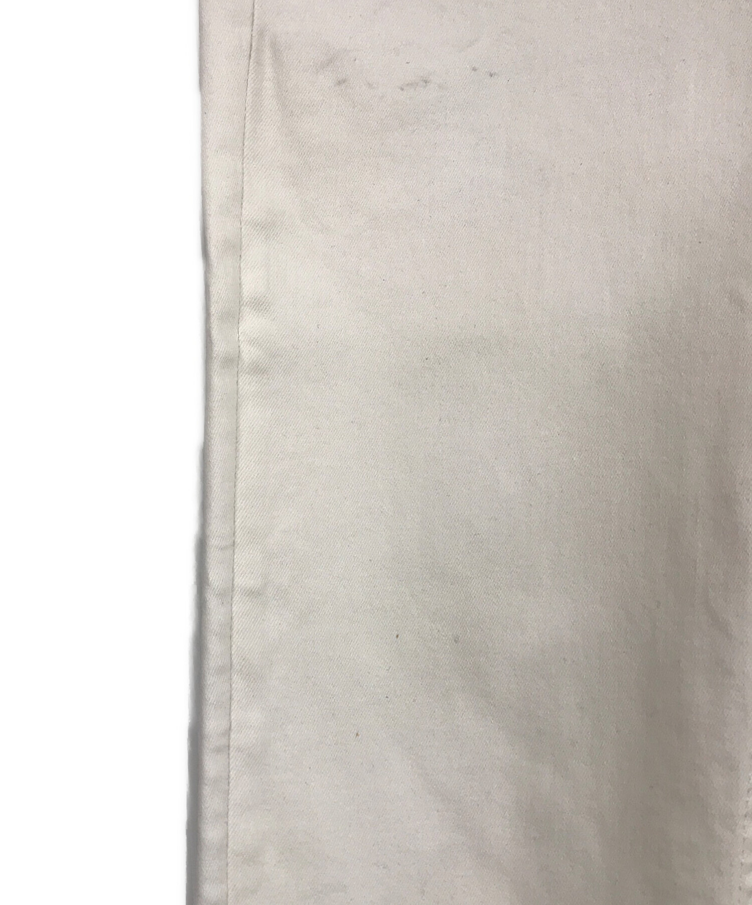 中古・古着通販】Denham (デンハム) ホワイトデニムパンツ ホワイト 
