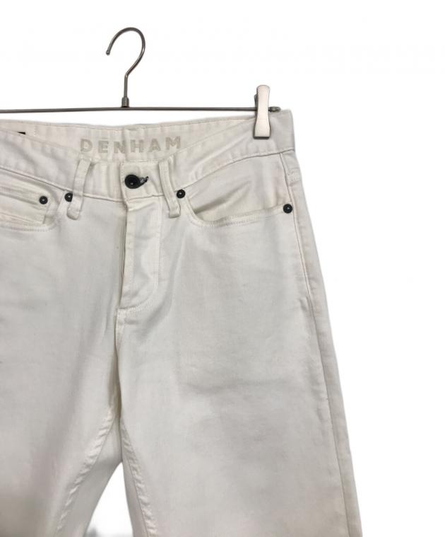 中古・古着通販】Denham (デンハム) ホワイトデニムパンツ ホワイト 