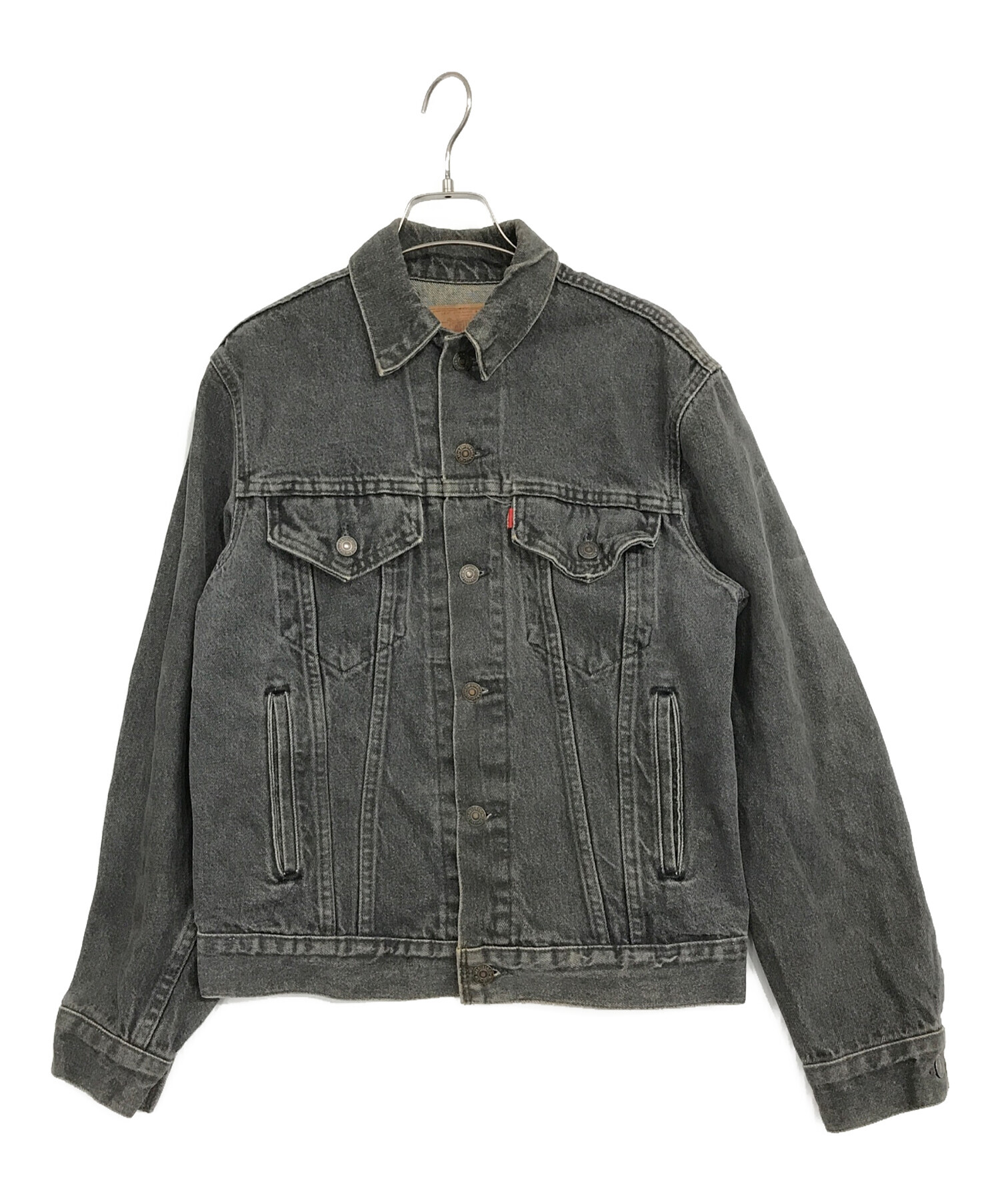 中古・古着通販】LEVI'S (リーバイス) ブラックデニムジャケット