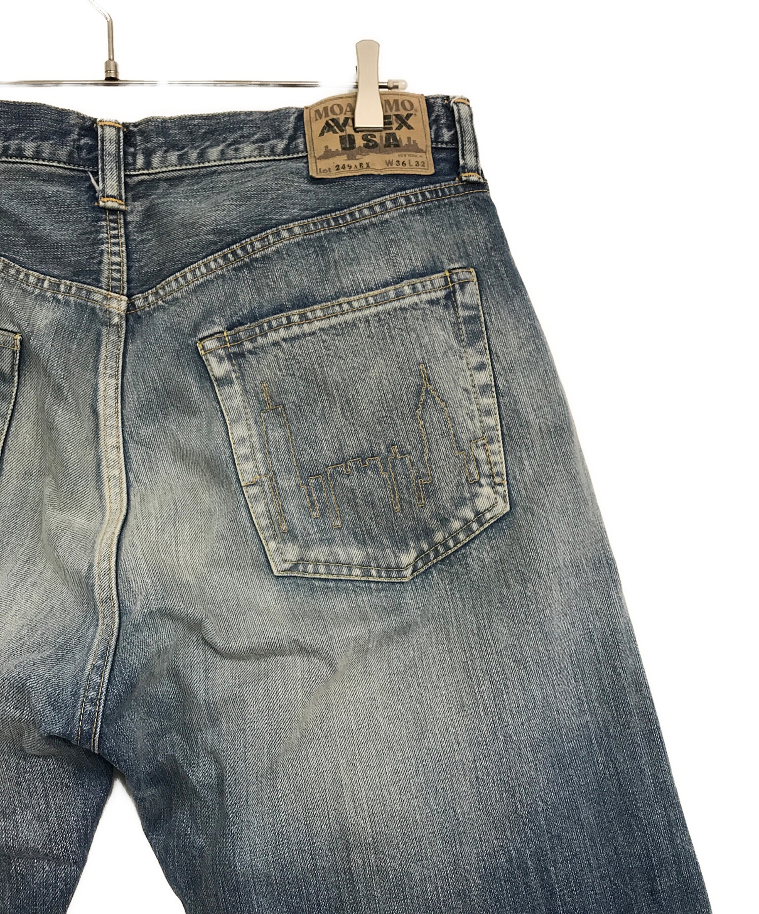 アヴィレックス×モーアンドモー デニムパンツのみ AVIREX × MOANDMOCLOTHING/ICON DENIM PANTS | AVIREX（アヴィレックス