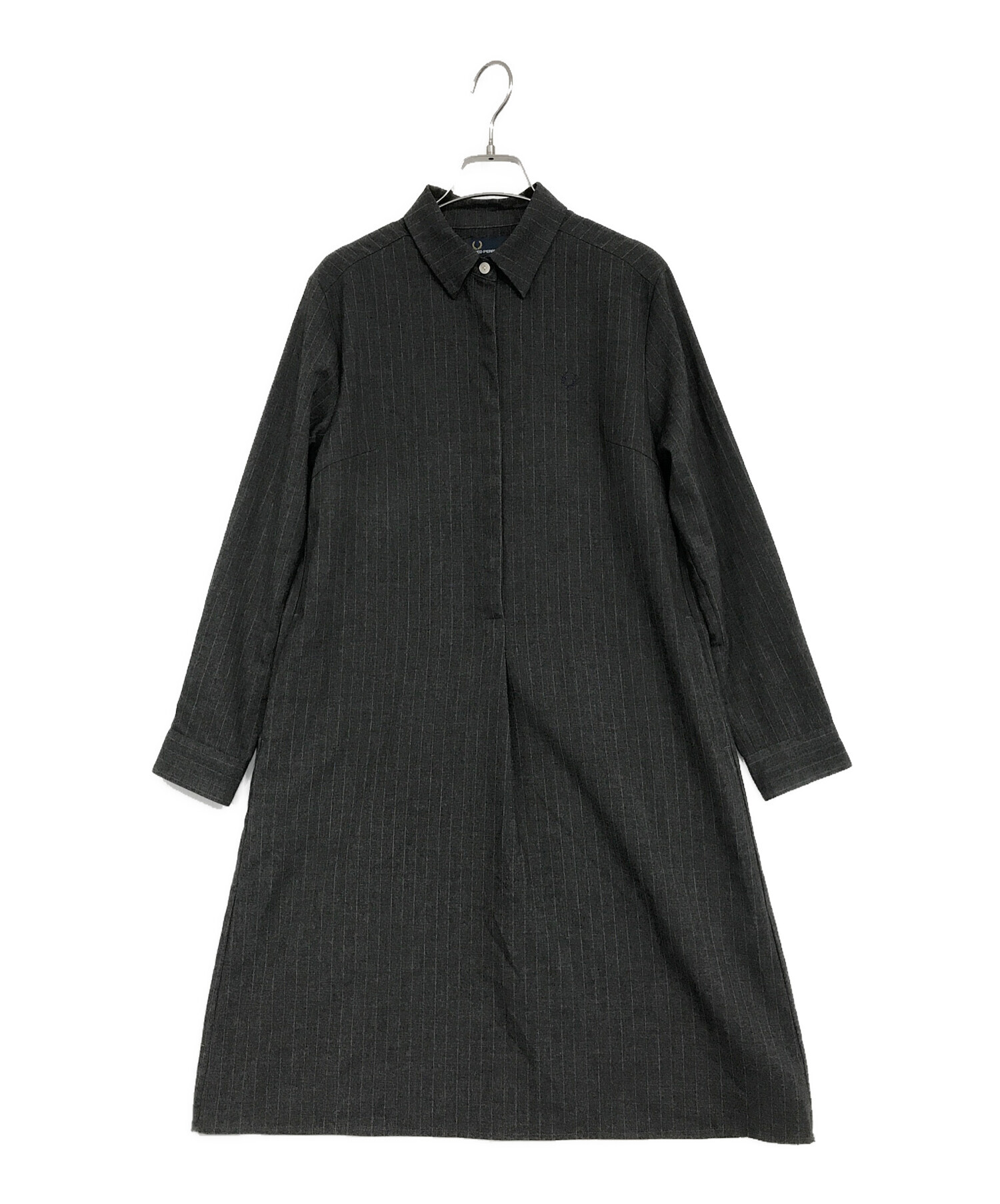フレッドペリー　シャツワンピース サイズ【8】【未使用】 中古・古着通販】FRED PERRY (フレッドペリー) シャツワンピース