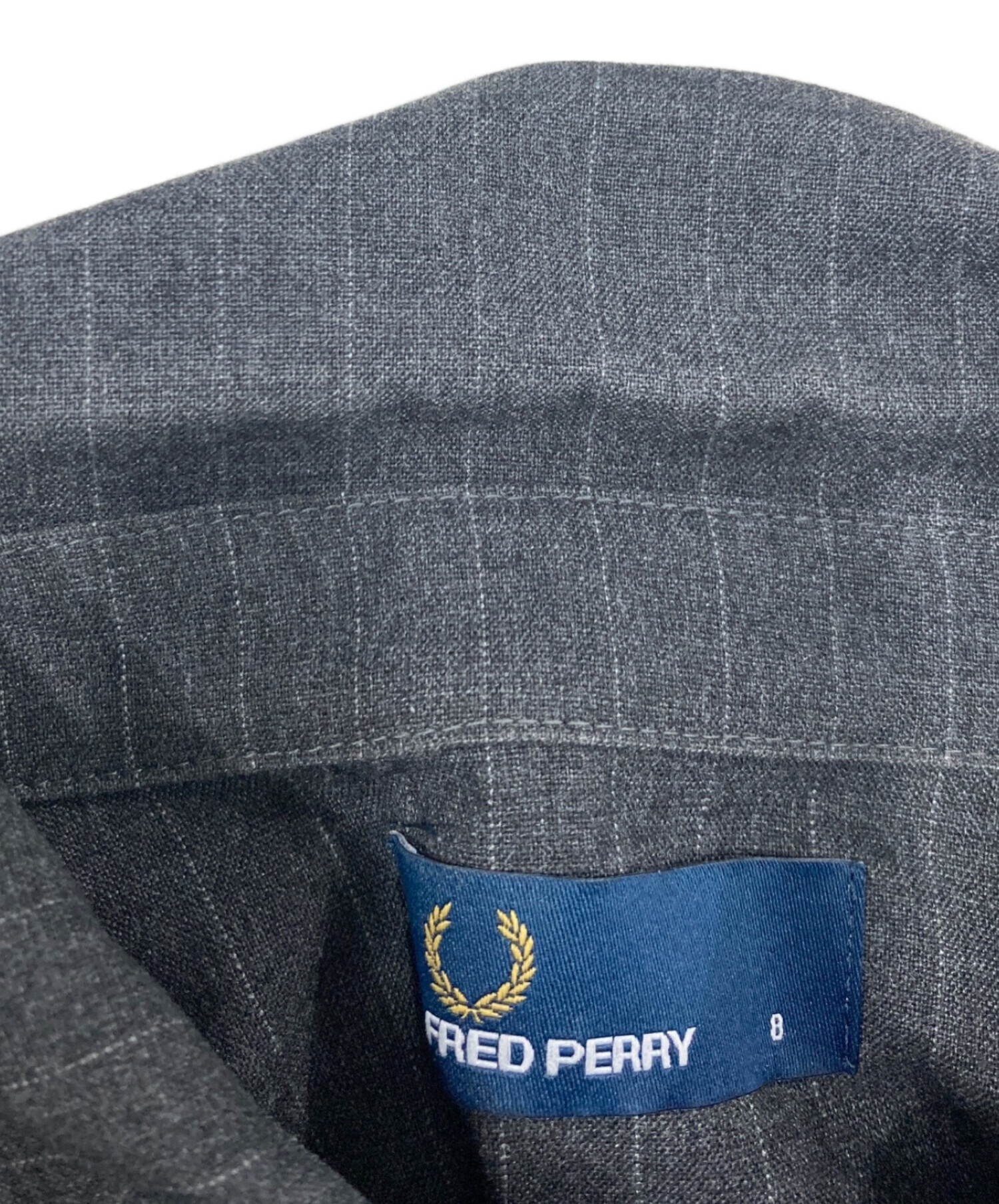 フレッドペリー　シャツワンピース サイズ【8】【未使用】 FRED PERRY（フレッドペリー） チェック シャツ ワンピース レディース