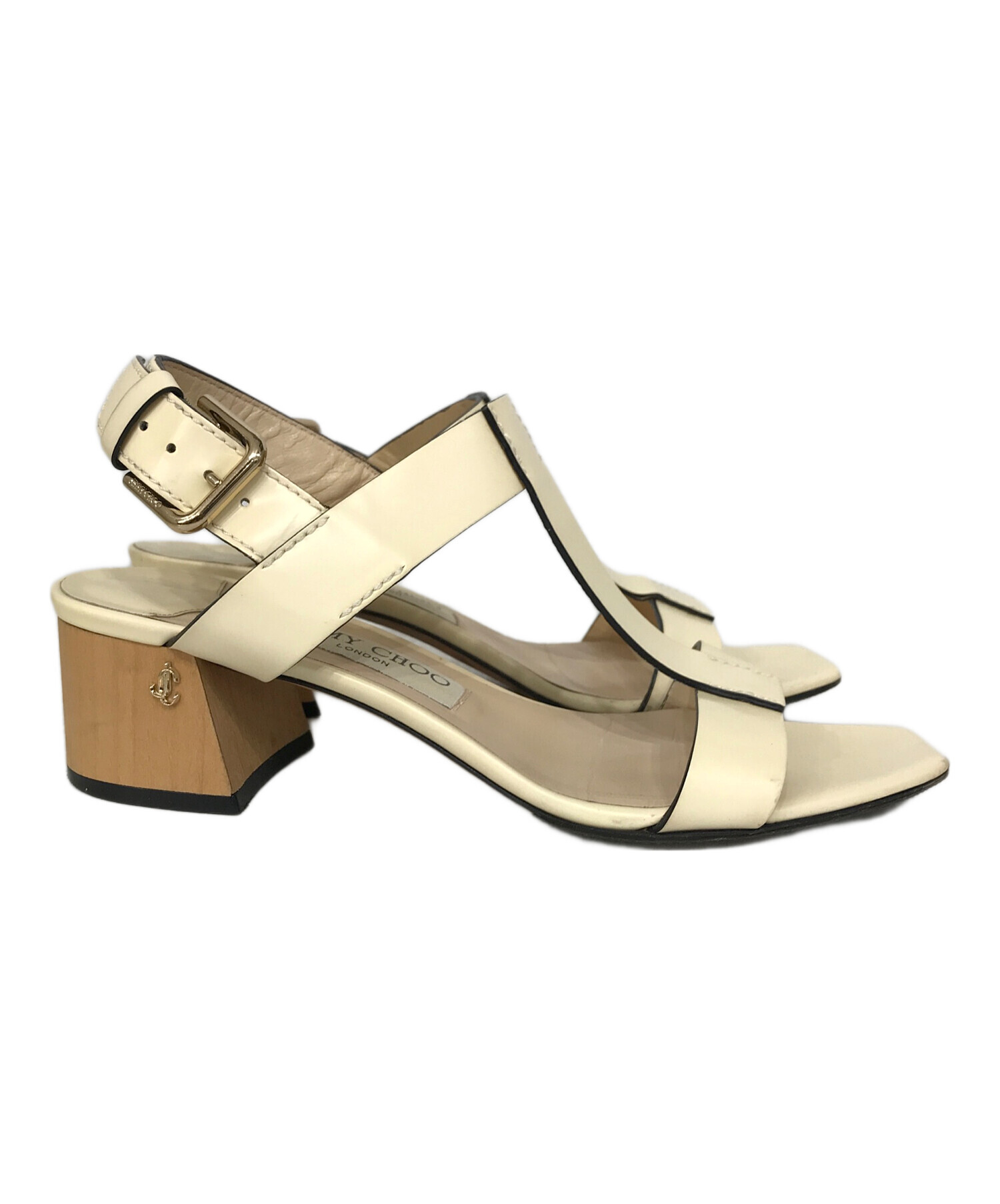 中古・古着通販】JIMMY CHOO (ジミーチュウ) ストラップサンダル  