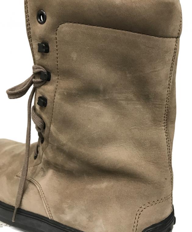 中古・古着通販】TOD'S (トッズ) レースアップブーツ ブラウン サイズ