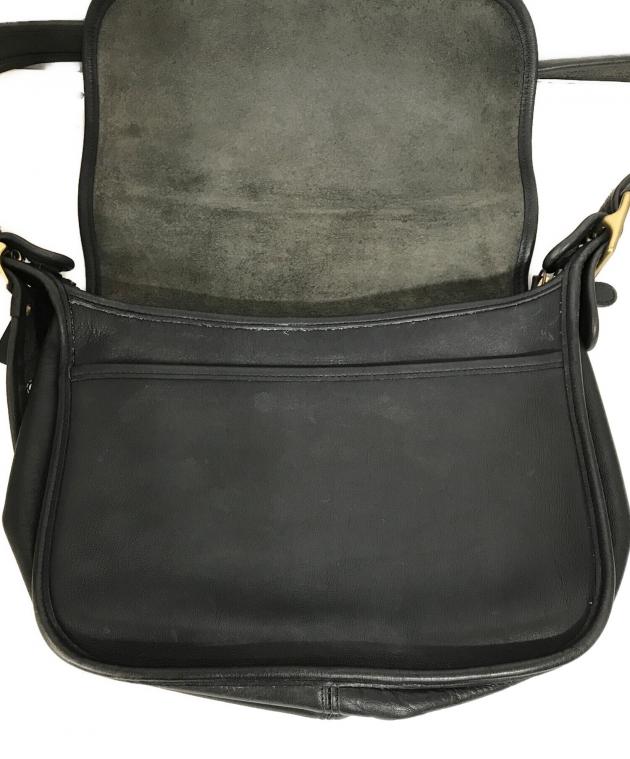 中古・古着通販】COACH (コーチ) オールドショルダーバッグ ブラック