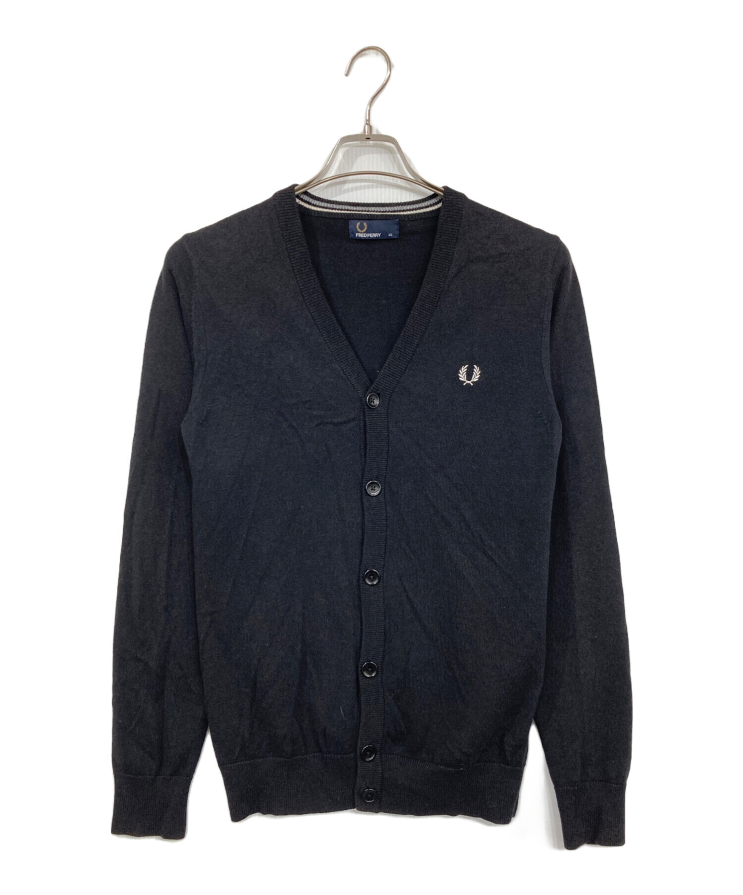中古・古着通販】FRED PERRY (フレッドペリー) ロゴカーディガン