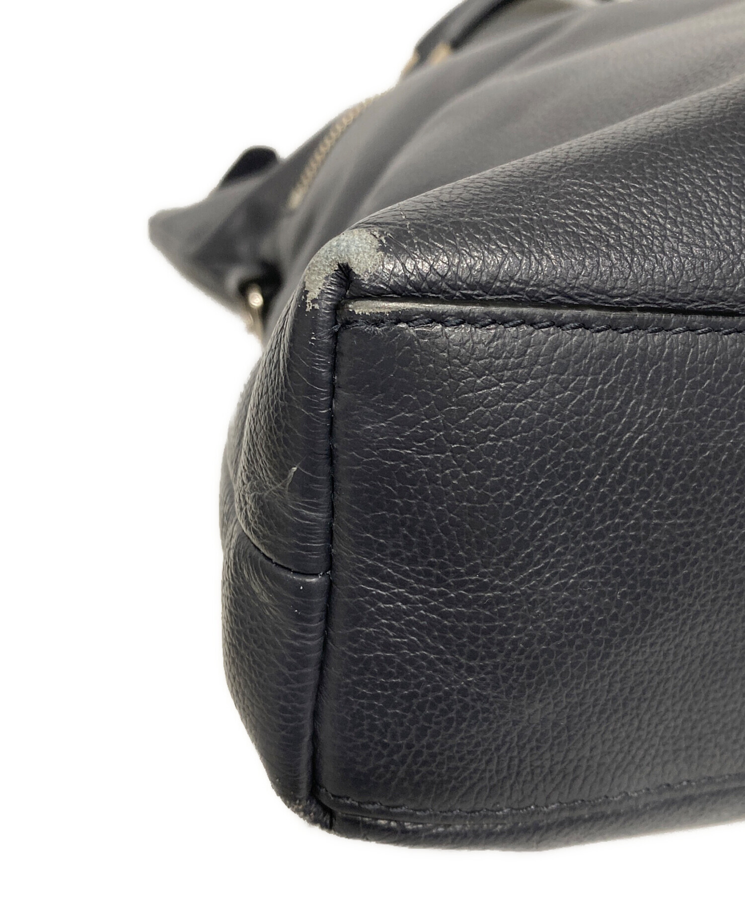 中古・古着通販】COACH (コーチ) スムース レザー フォルド オーバー 