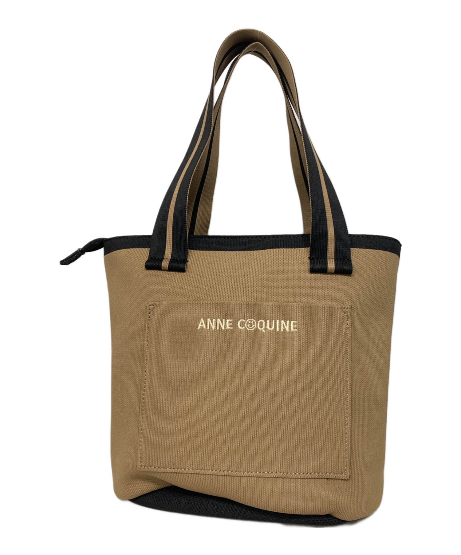 中古・古着通販】ANNE COQUINE (アンコキーヌ) ロゴトートバッグ 