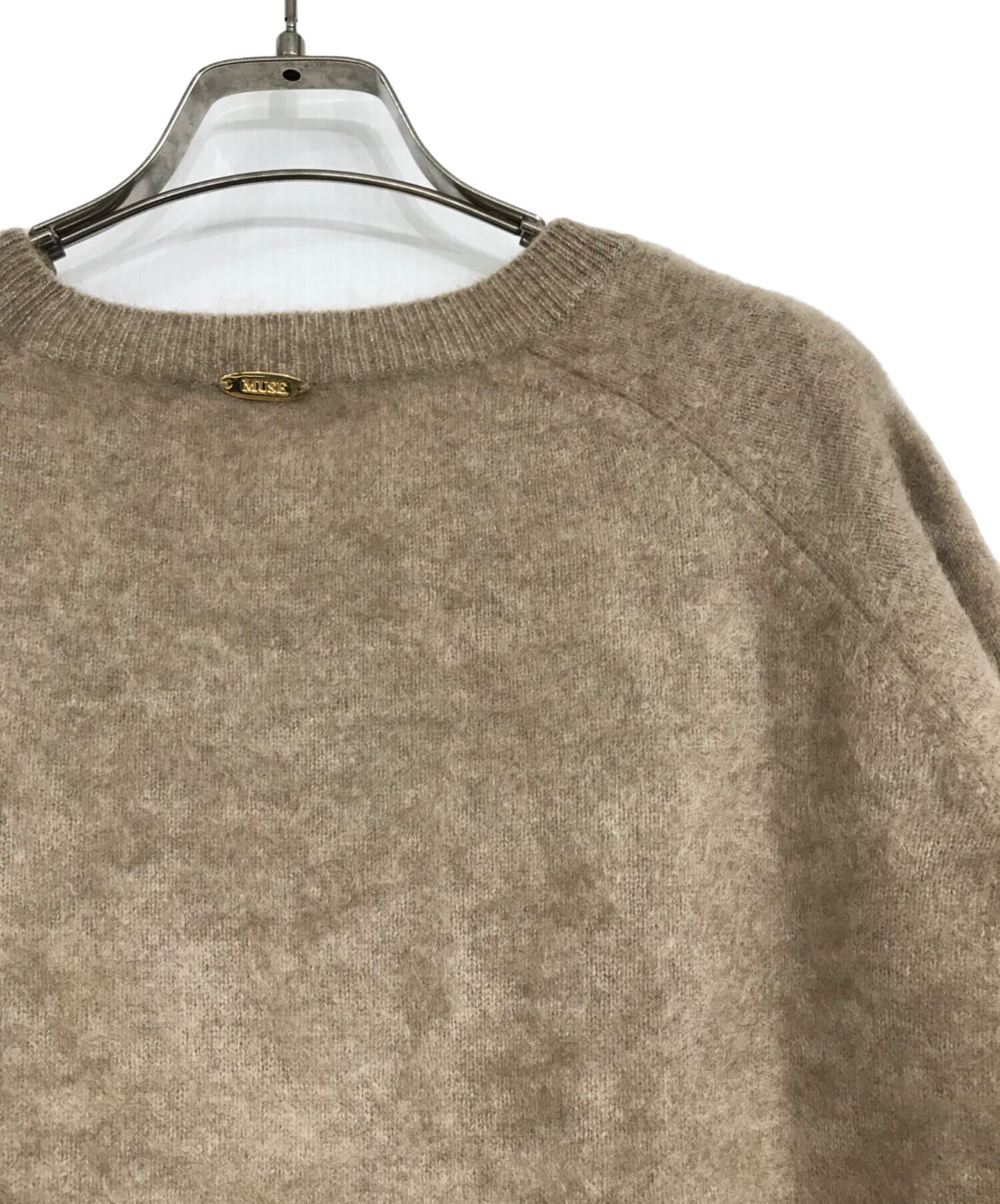 美品 カシミヤ100【ミューズ ドゥーズィエム クラス】クルーネックプルオーバー フォックスカシミヤ クルーネック プルオーバー | TOMORROWLAND (Men